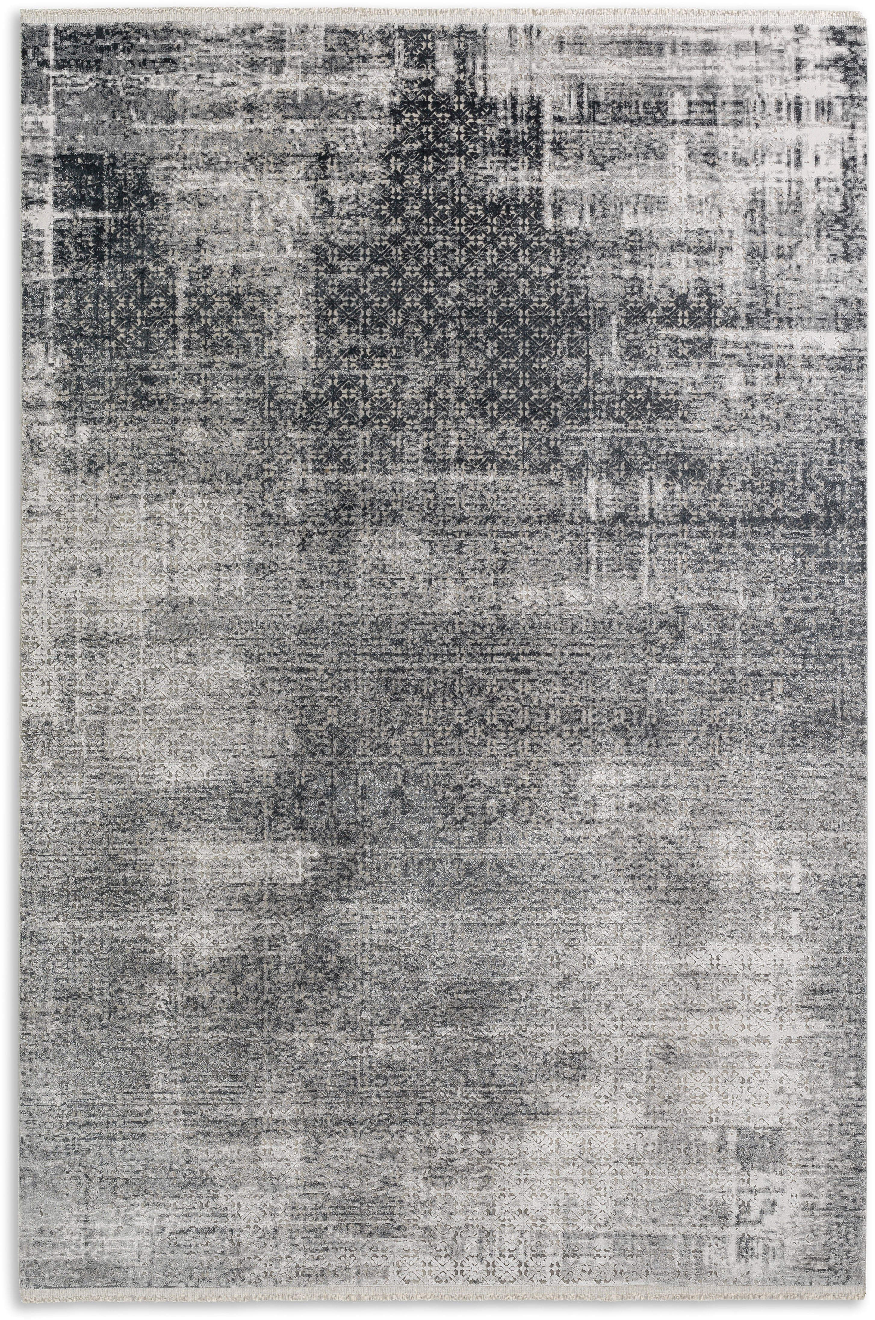 Teppich »Vision 211, Wunschmaß«, SCHÖNER WOHNEN-Kollektion, rechteckig, Höhe 7 mm, Viskoseteppich mit Glanz, Wohnzimmer-HomeTrends