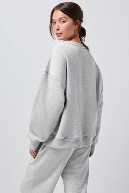 Next Sweatshirt Copenhagen City Sweatshirt mit Bouclé-Detail (1-tlg)