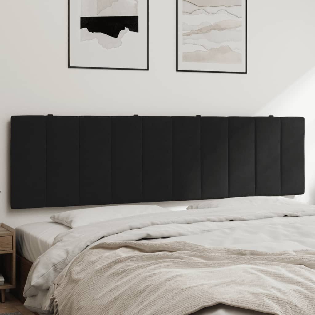vidaXL Kopfteil, Bett Kopfteil-Kissen Schwarz 180 cm Samt günstig online kaufen