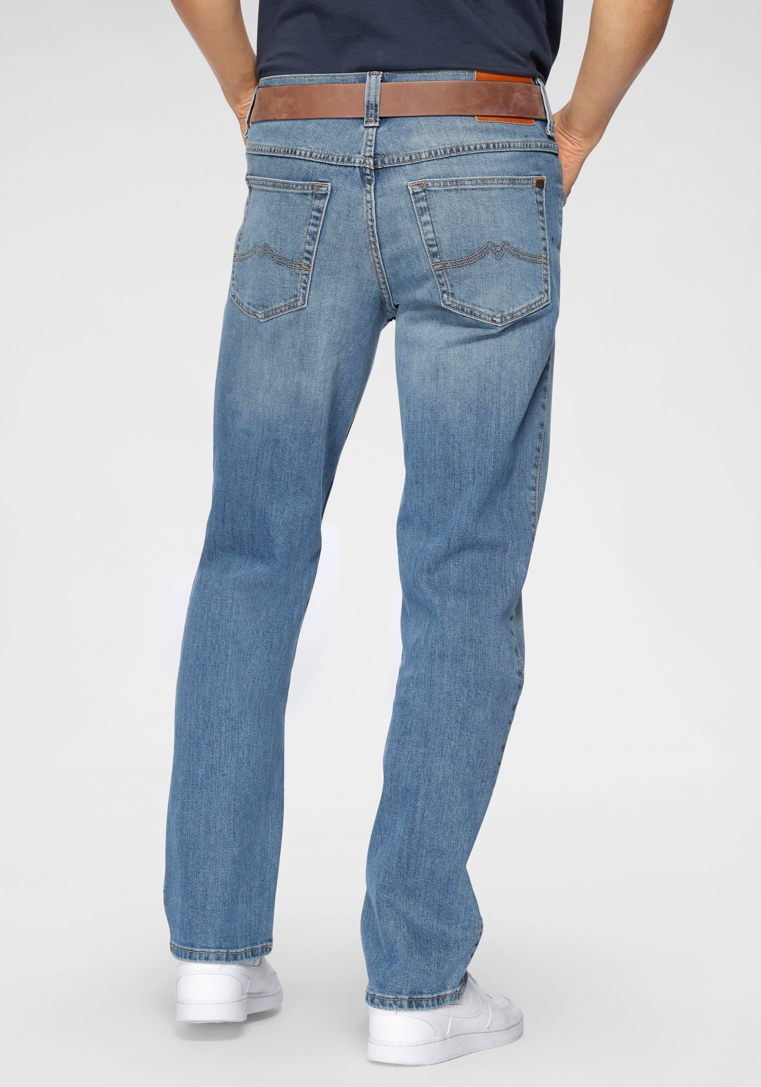 Mustang Herren Jeans Tramper - Straight Fit - Blau - Medium Middle günstig online kaufen