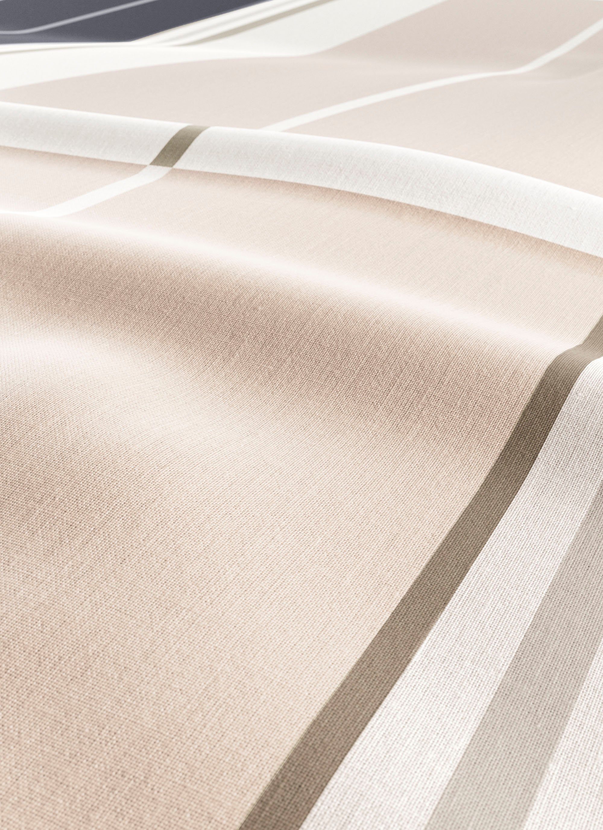 OTTO home Bettwäsche Golfi in Gr. 135x200 oder 155x220 cm, Biber, 2 teilig, sportliche Streifen Bettwäsche aus Baumwolle, Marke H.I.S by OTTO home – Bild 4 von 5