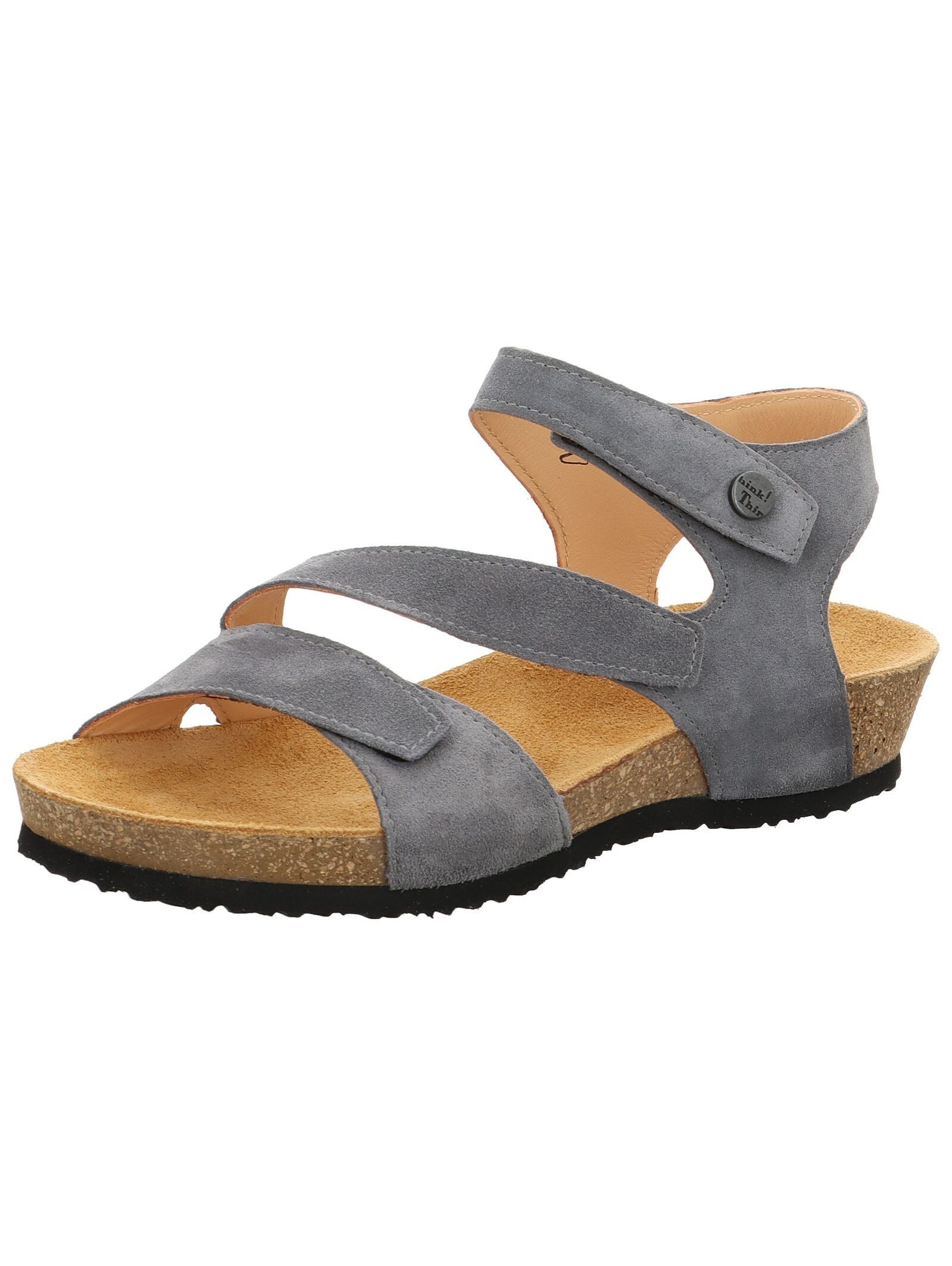 Think! Think! Sandalen Veloursleder Riemchensandale