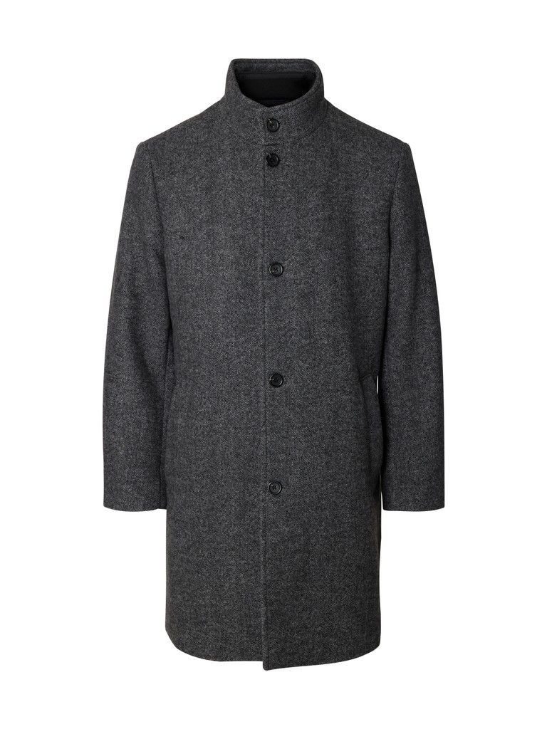 Selected Langmantel SLMRAINAR WOOL BLEND COAT NOOS