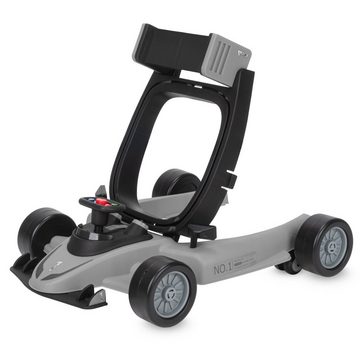 ib style Lauflernhilfe Little Speedster Babywalker Grau, Lauflernwagen mit Soundeffekten - Abnehmbarer Laufwagen