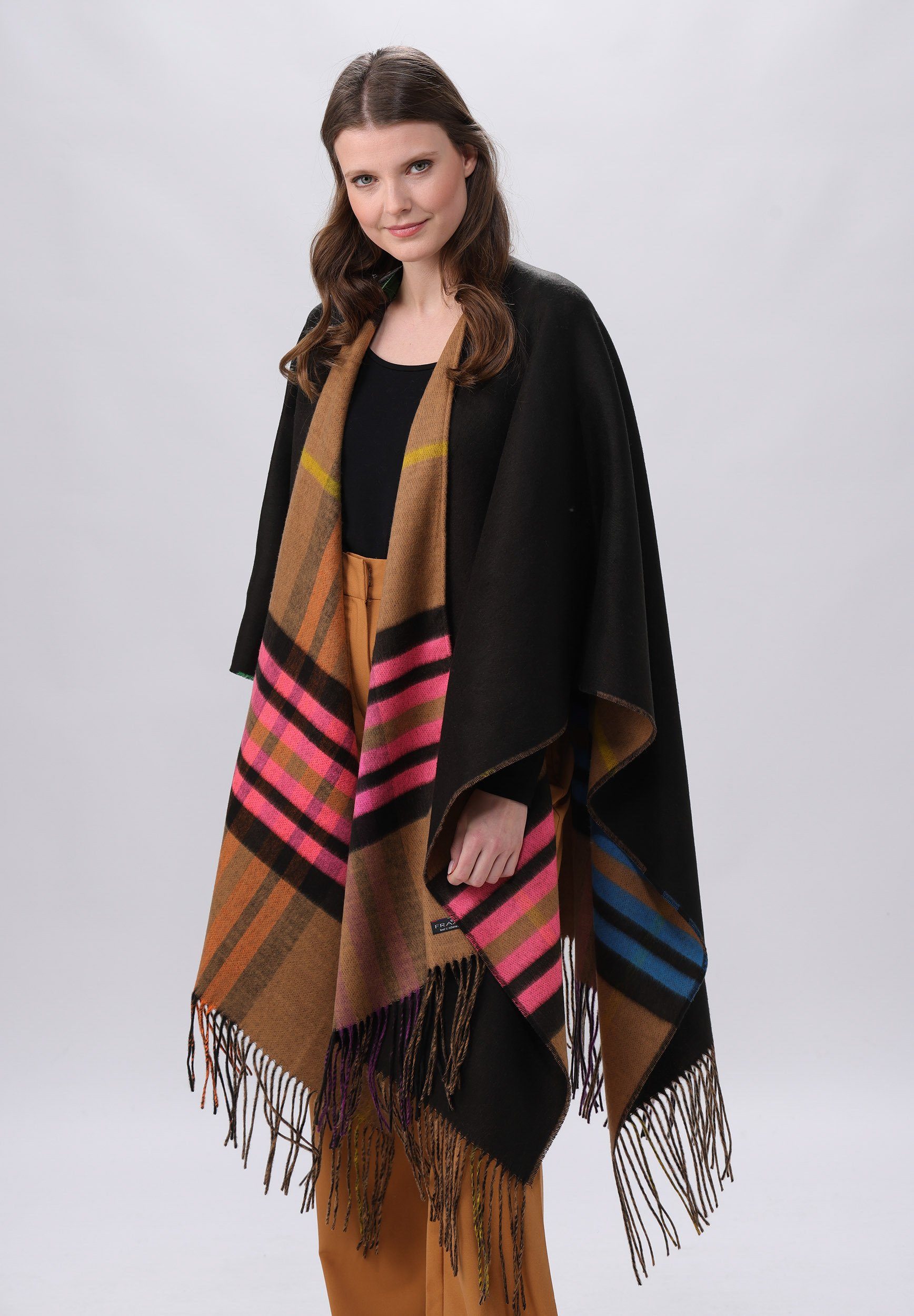 in Fraas Made Poncho Cashminkruana Germany (1-St)