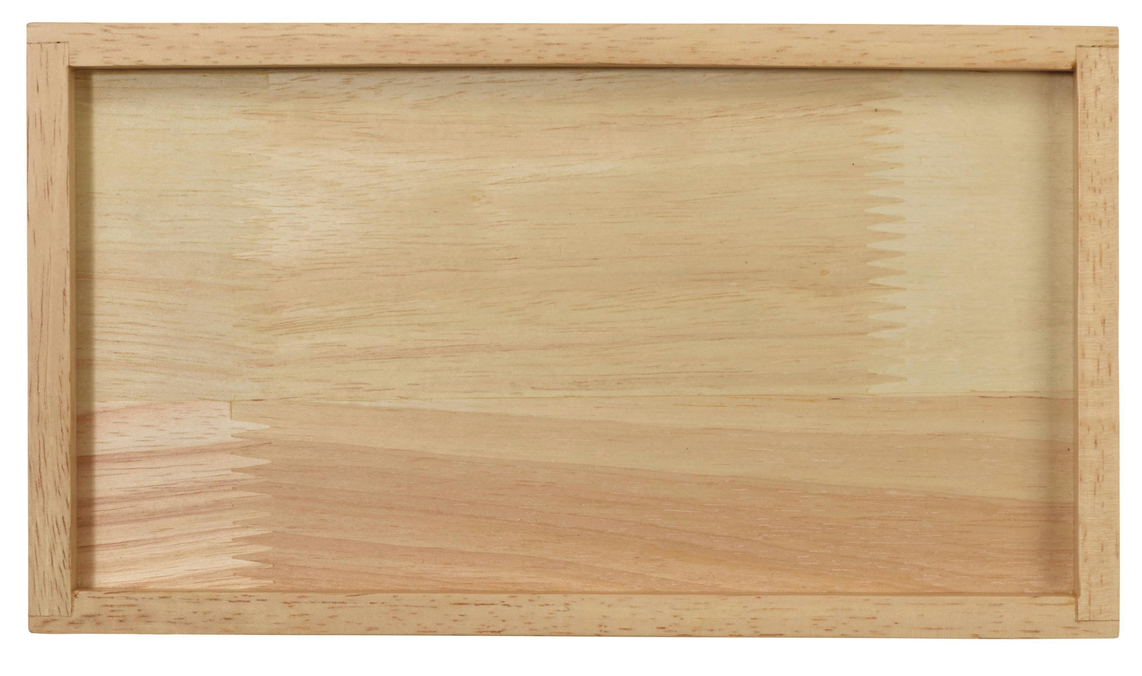 ASA SELECTION Servierbrett ASA Selection wood Holztablett rechteckig, natur, Gummibaumholz