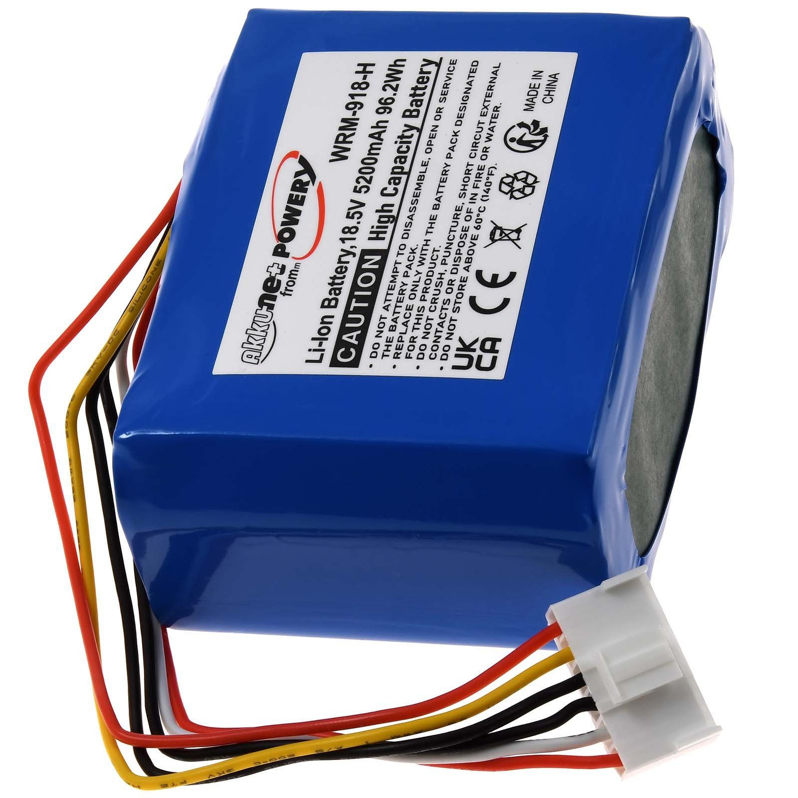 Powery Powerakku für Robomow RK1000 Akku 5200 mAh (18.5 V)