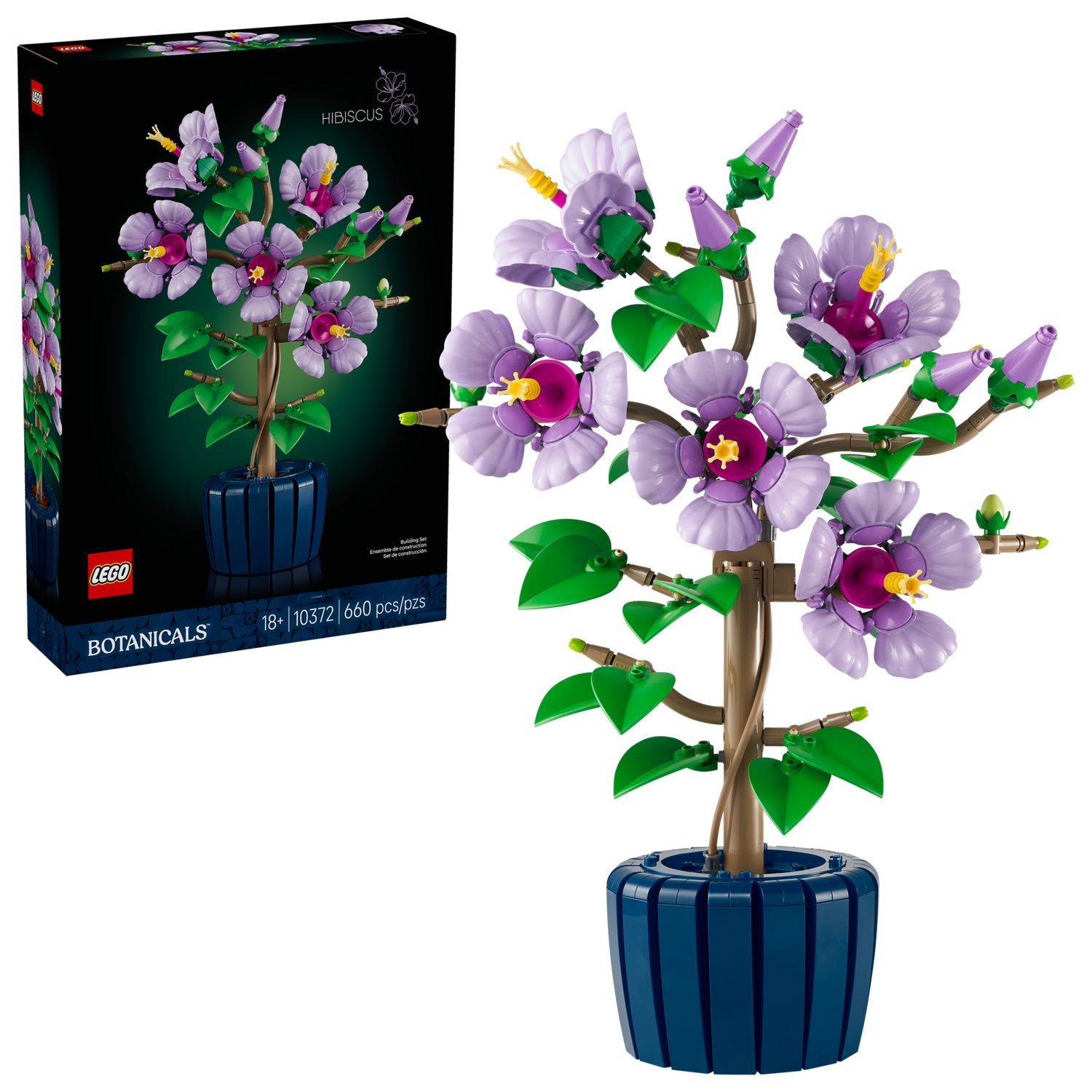 LEGO® The Botanical Collection 10372 Hibiskus Spielbausteine, (Set, 660 St. günstig online kaufen