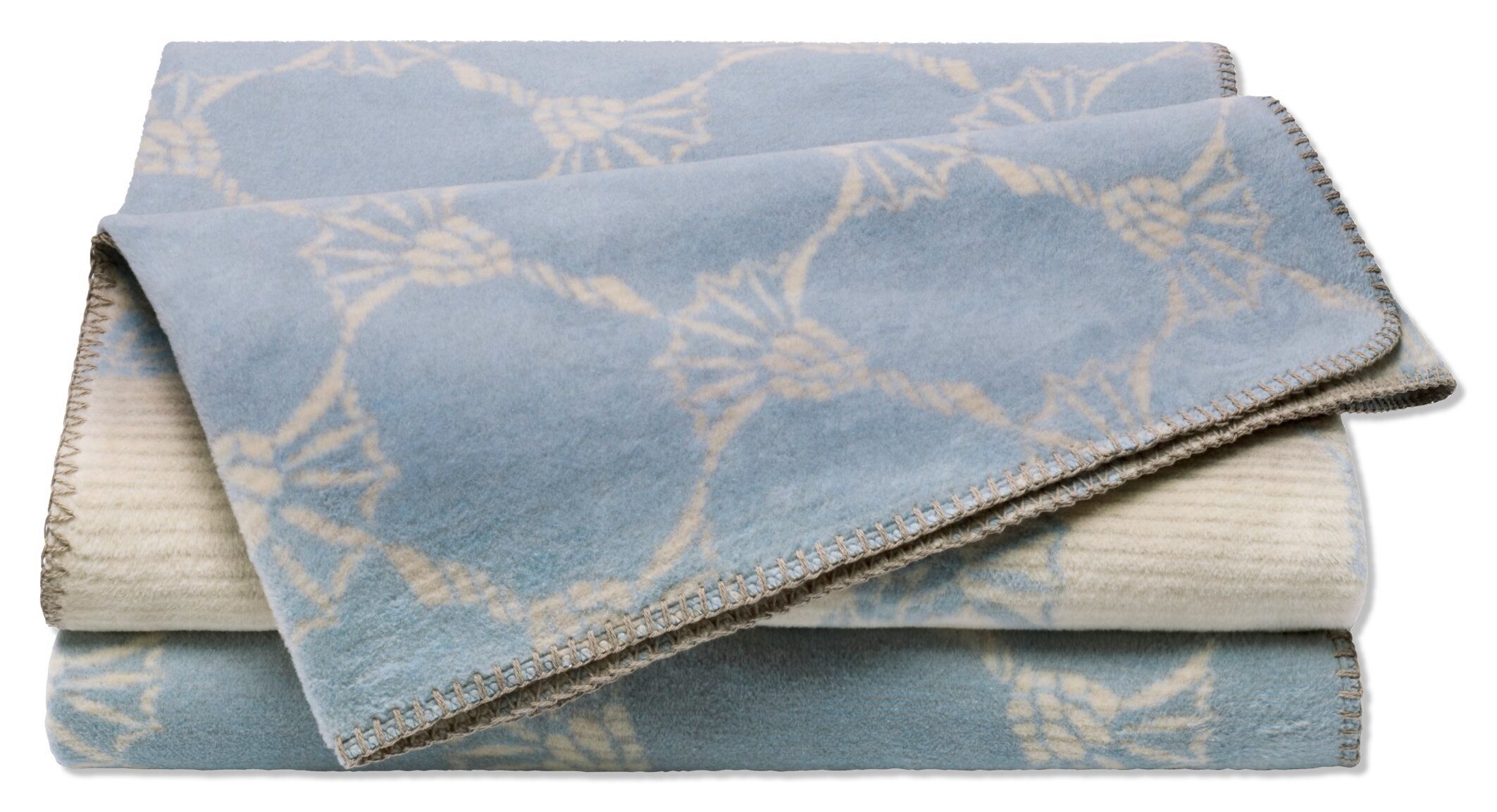 Wohndecke Wohndecke Cornflower Allover neu 2026, JOOP!, gekettelter Zierstich an den Kanten