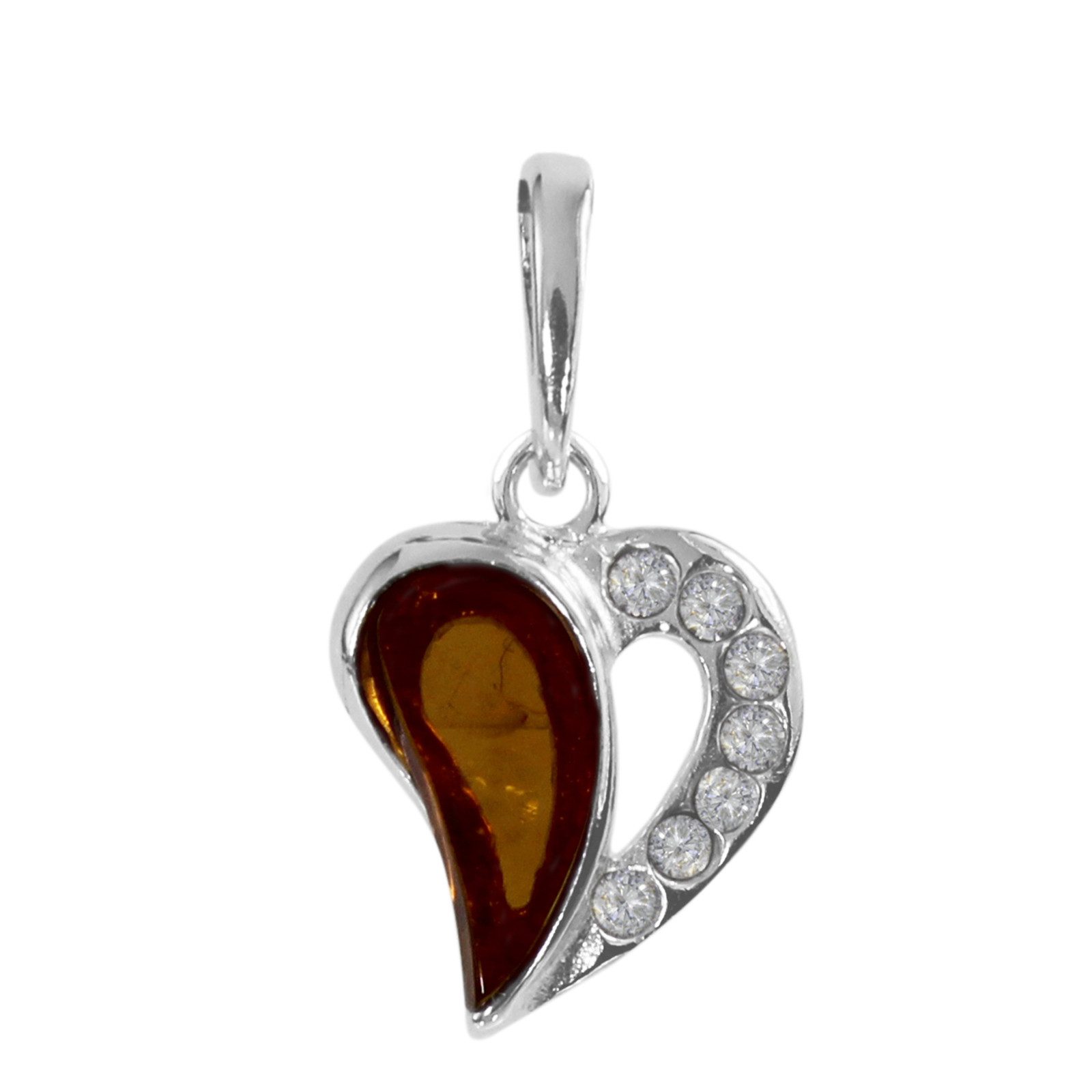 Kettenanhänger Ostsee-Schmuck Anhänger Herz Anhänger Herz