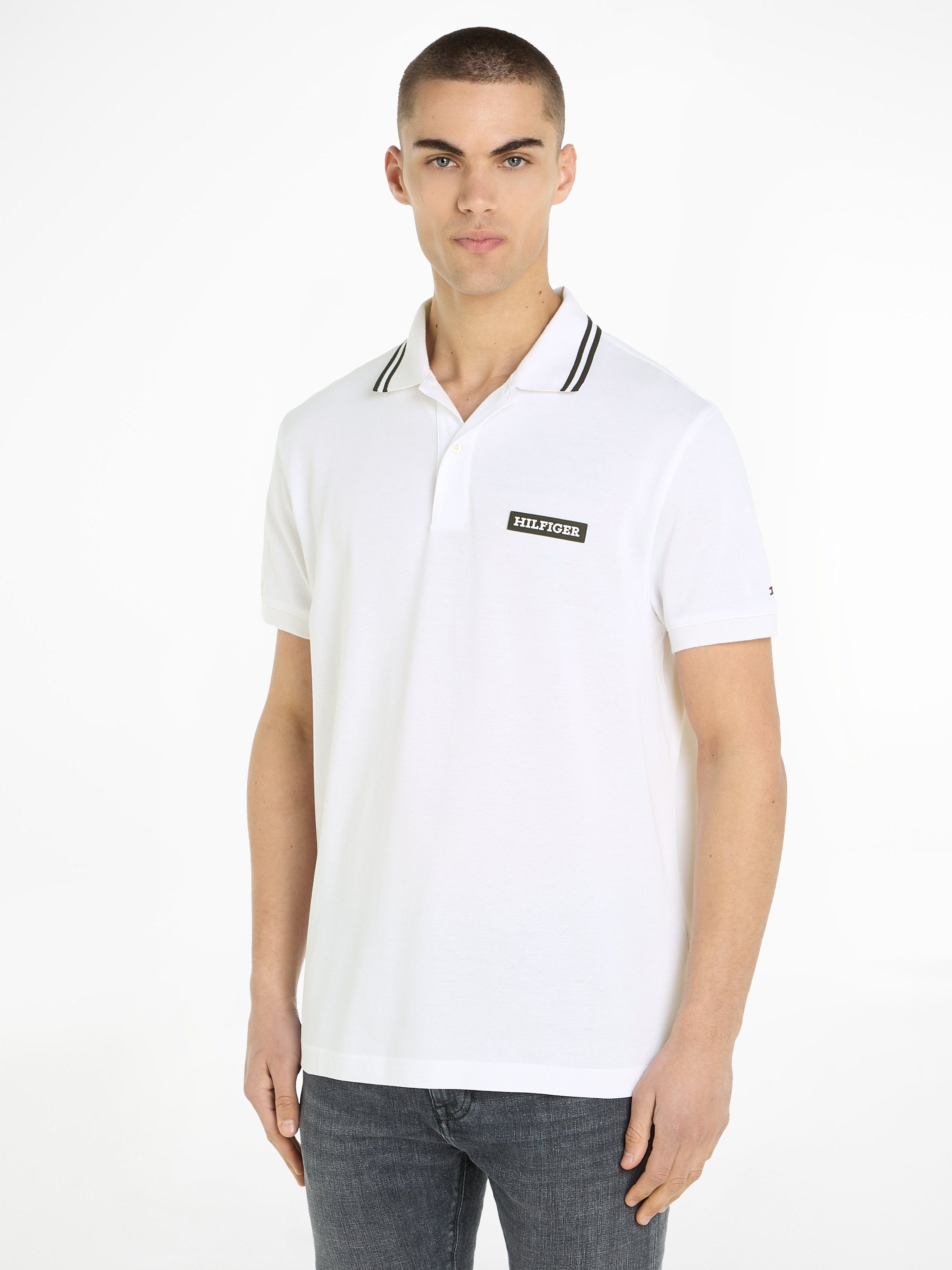 Tommy Hilfiger Poloshirt MONOTYPE BADGE REG POLO White