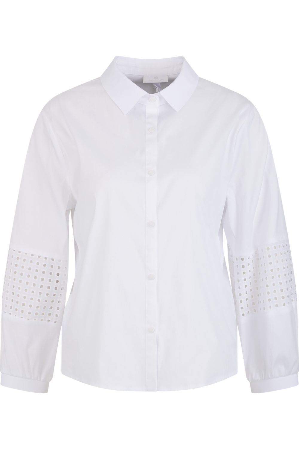 Sportalm Kitzbühel Klassische Bluse Vin 500304 Luftige Lochdetails an den Ärmeln als stilvolles Highlight