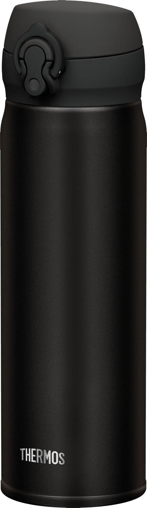 THERMOS Thermoflasche Ultralight black, ideal für den Alltag, aus Edelstahl