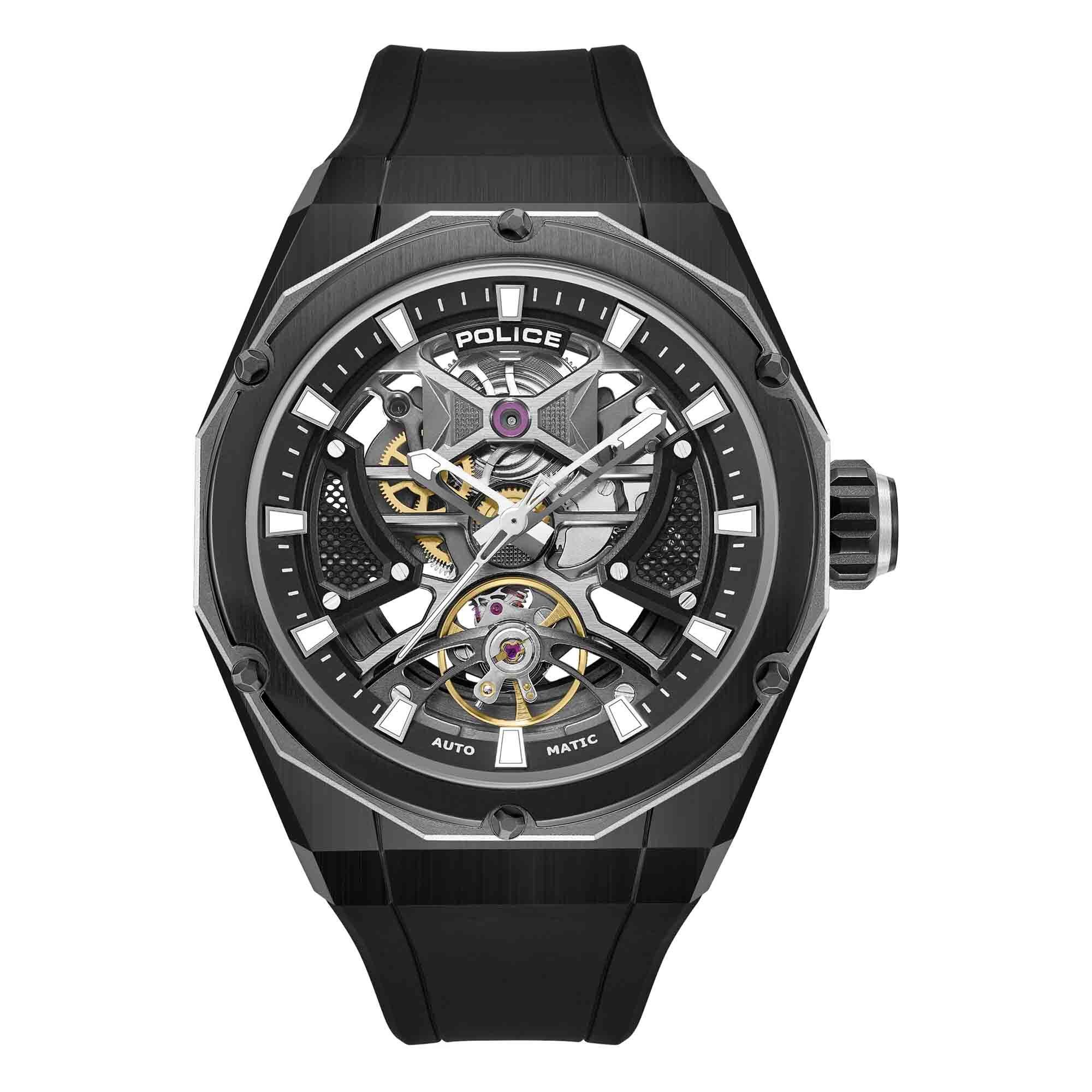 Police Automatikuhr Automatikuhr Herrenuhr 45 mm Automatik Herren