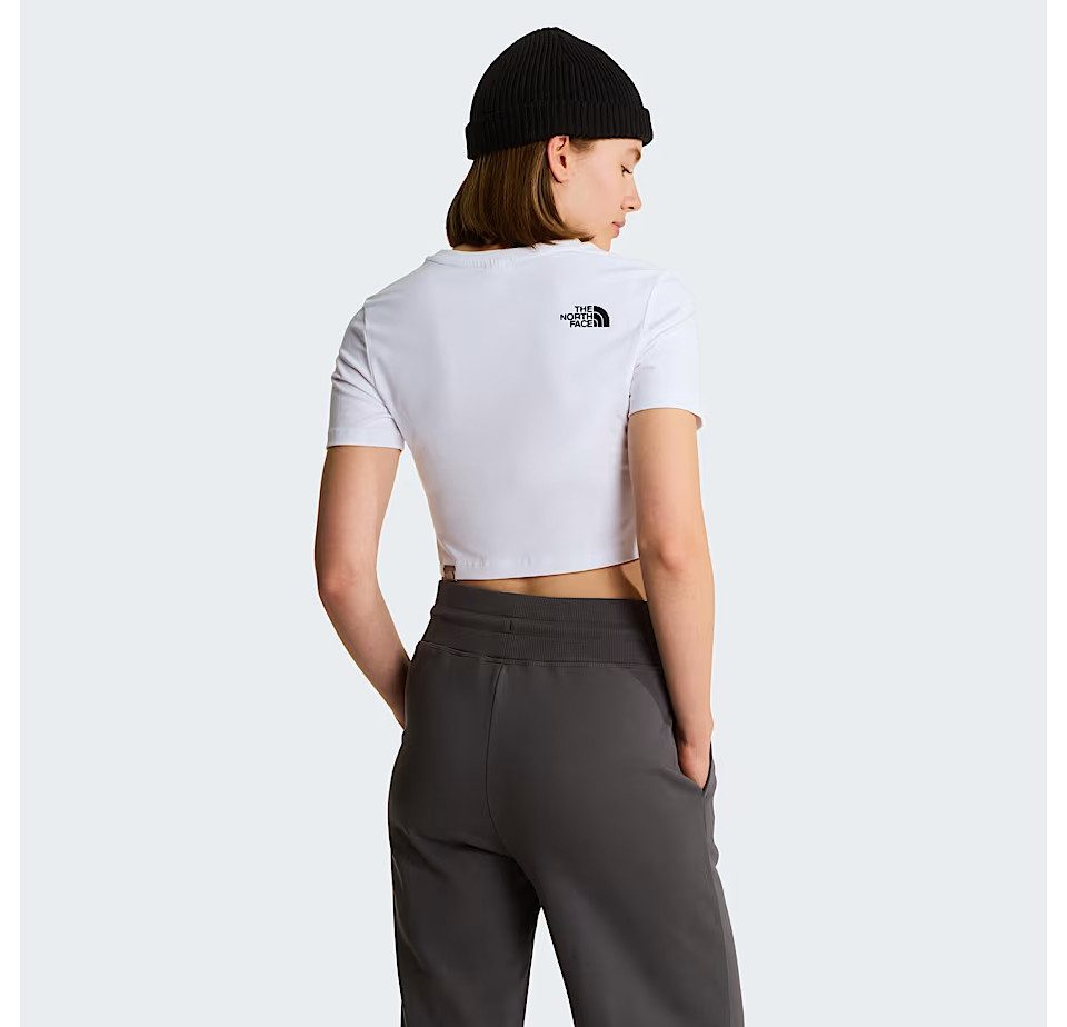 The North Face Kurzarmshirt Croptop Damen - Kurzgeschnittenes The Northface Damenshirt