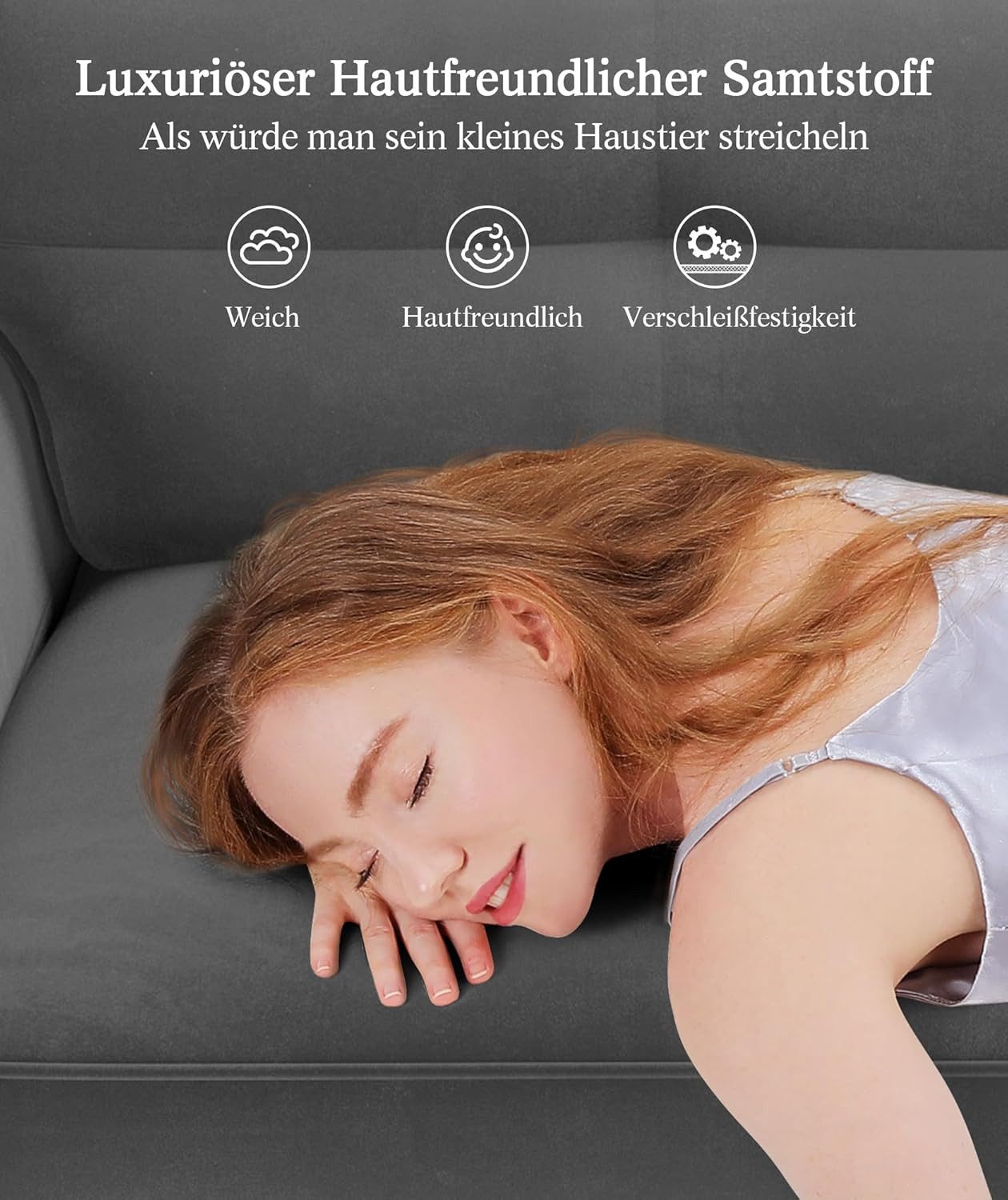 OUNUO Sofa 123CM kleine Couch 2 günstig online kaufen