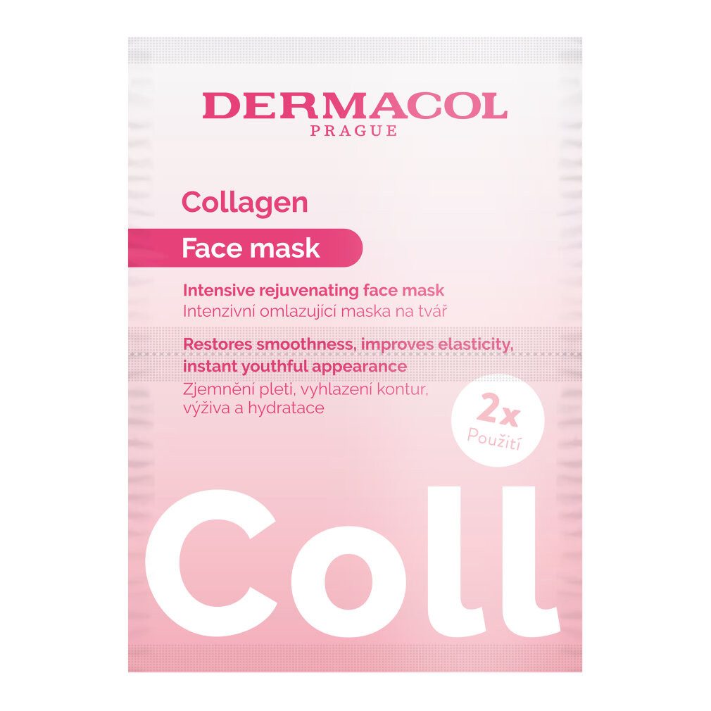 Dermacol Gesichtsmaske Verjüngende Kollagen-Gesichtsmaske (Gesichtsmaske) 2 x 8 ml