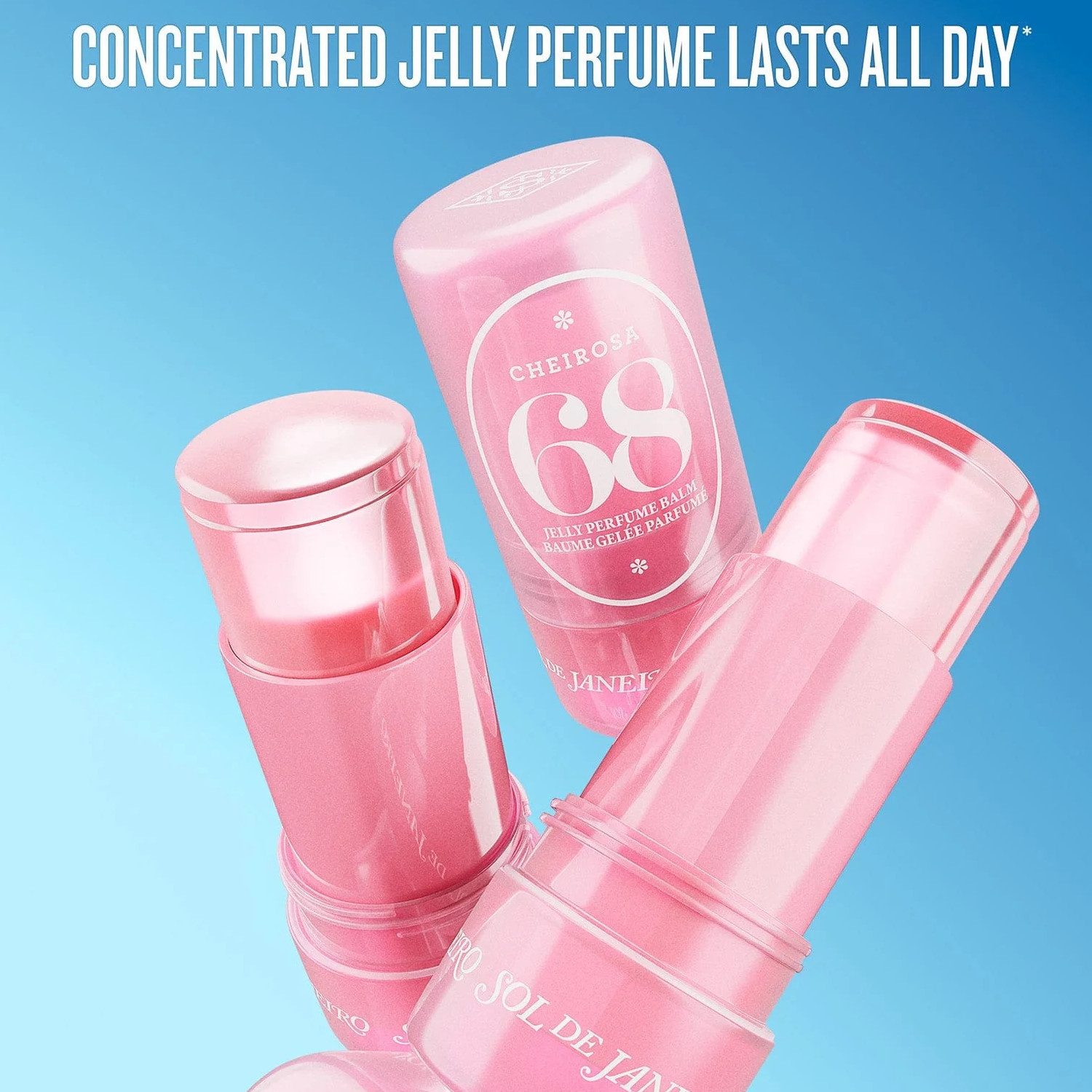 Sol de Janeiro Körperpflegeduft Sol de Janeiro Cheirosa 68 Jelly Perfume Balm Stick Trio, 3-tlg., 3er Duftstick-Bundle mit Cheirosa 68 Duftprofil