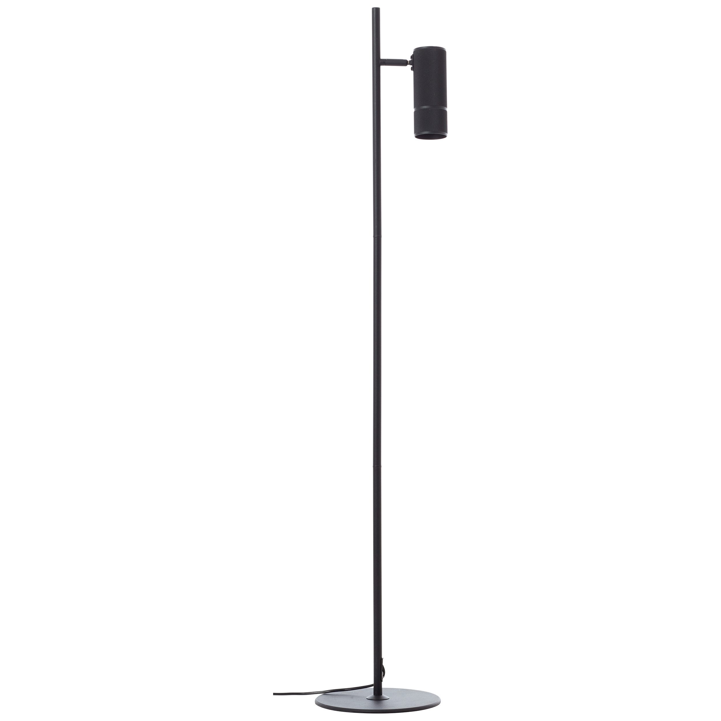 Brilliant Stehlampe Marty, LED wechselbar, Warmweiß, LED-Stehleuchte, 130 cm, GU10, 350 lm, 3000 K, Aluminium