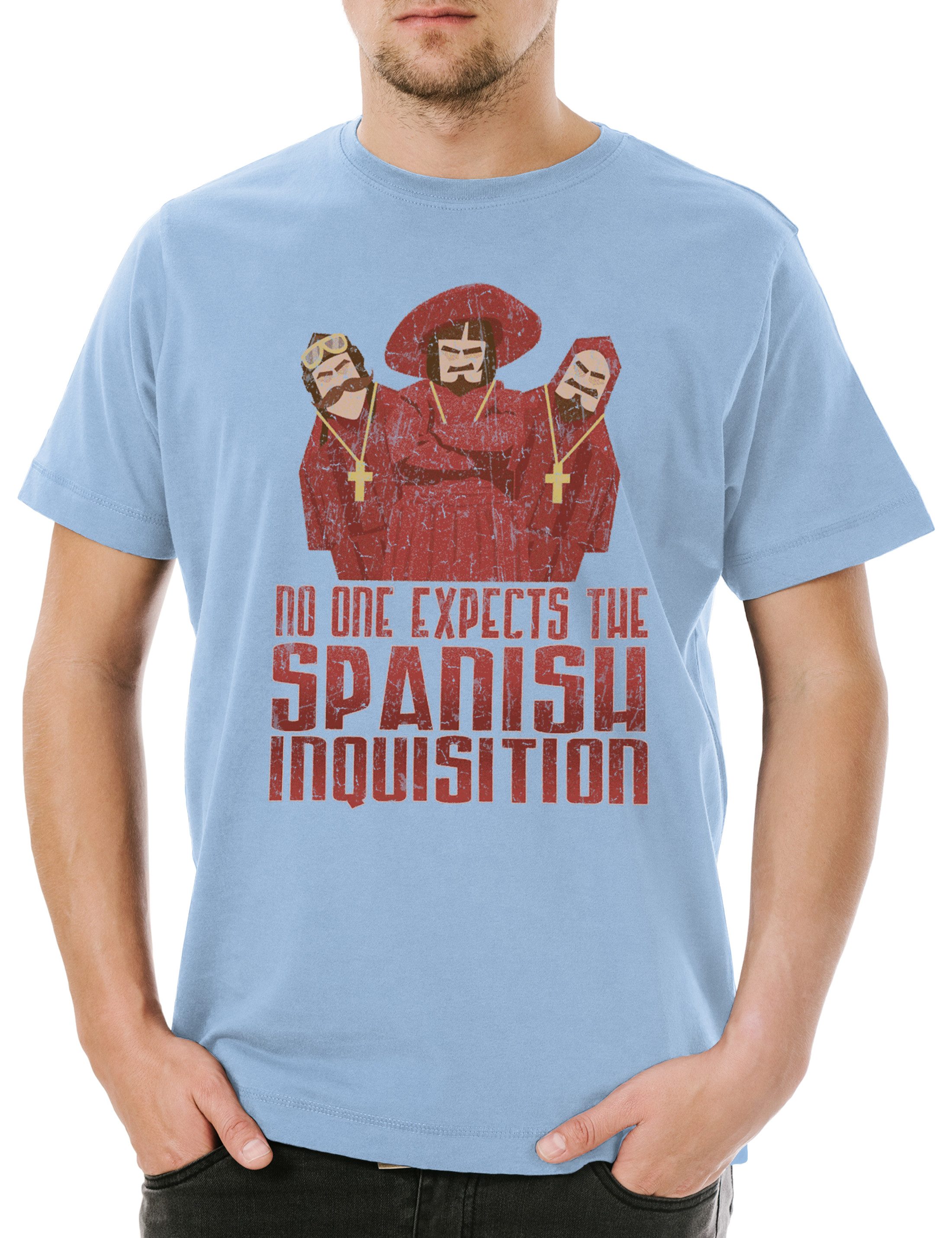 Print-Shirt No One Expects The Spanish Inquisition Herren T-Shirt Monty TV Python