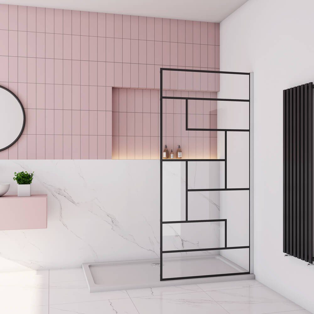 duschspa Duschwand 200cm Walk in Dusche Duschtrennwand Duschwand Glaswand, günstig online kaufen