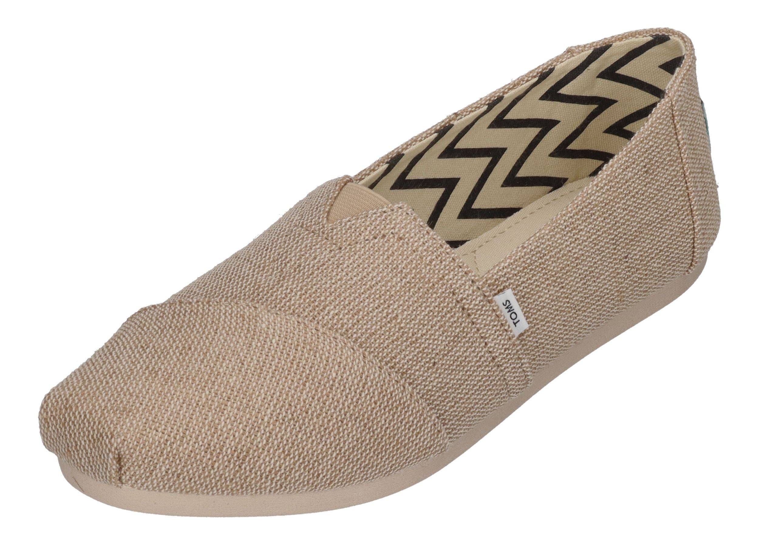 TOMS ALPARGATA Espadrille Natural Undyed Heritage Canvas