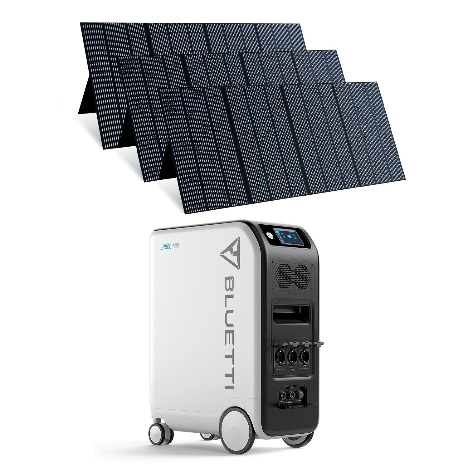 BLUETTI Stromerzeuger EP500 2000W mit (1-tlg) 3*Solarpanel 350 W