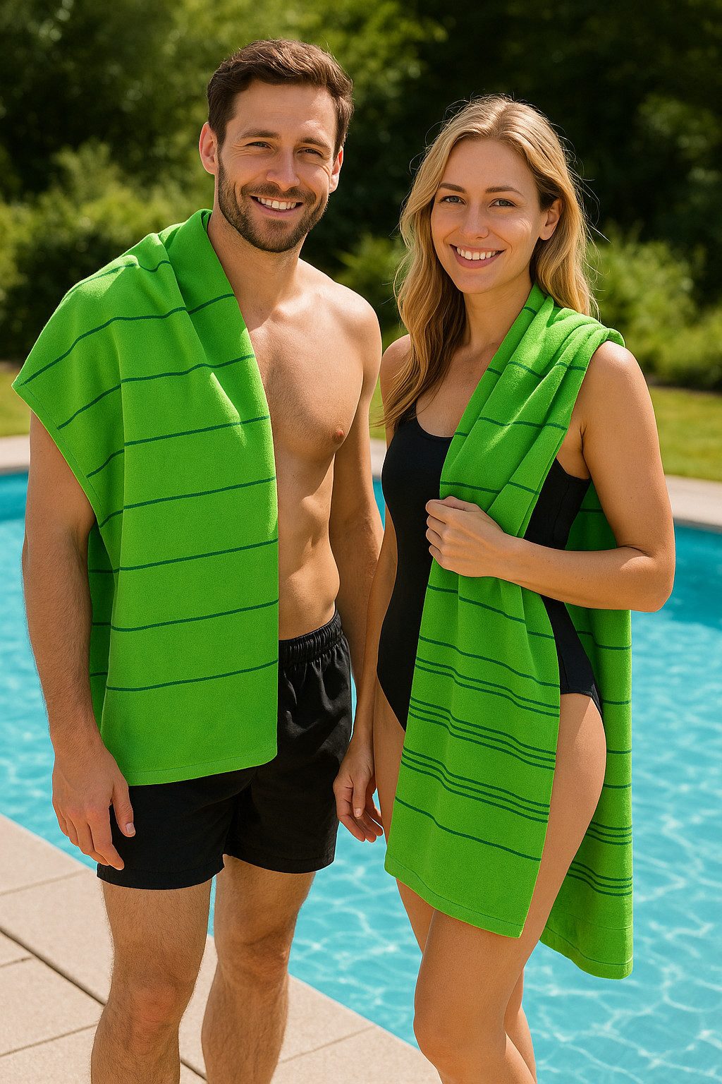 Betz Strandtuch Betz XXL Badetuch LINES Saunahandtuch Liegetuch 90x180 cm, günstig online kaufen