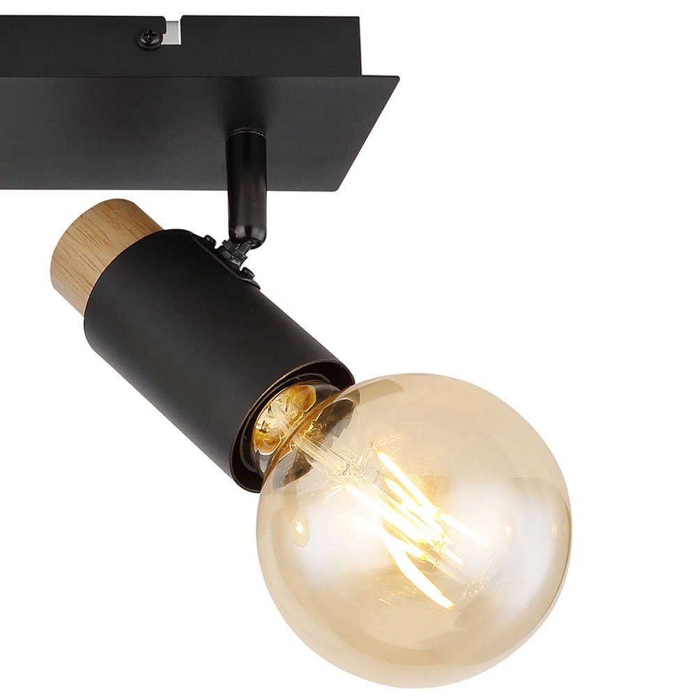 Spotleuchte Deckenspot, etc-shop Leuchtmittel Wohnzimmerleuchte 3 Deckenlampe beweglich nicht Strahler inklusive, Metall LED