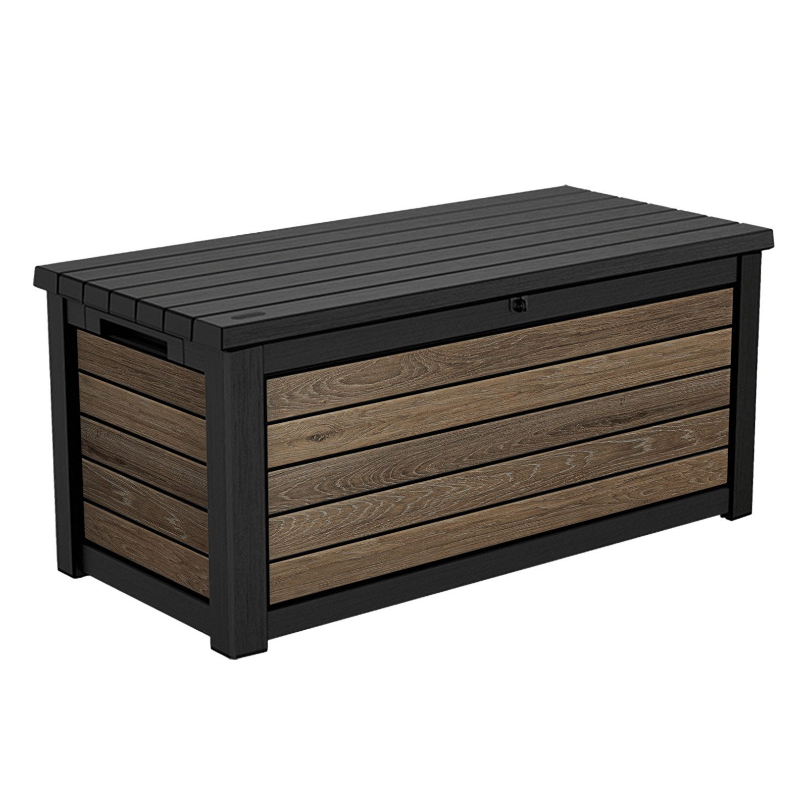 Keter Gartenbox "NORTHWOOD" 623L 157x72x69cm Deckel bis 270kg belastbar, ab günstig online kaufen