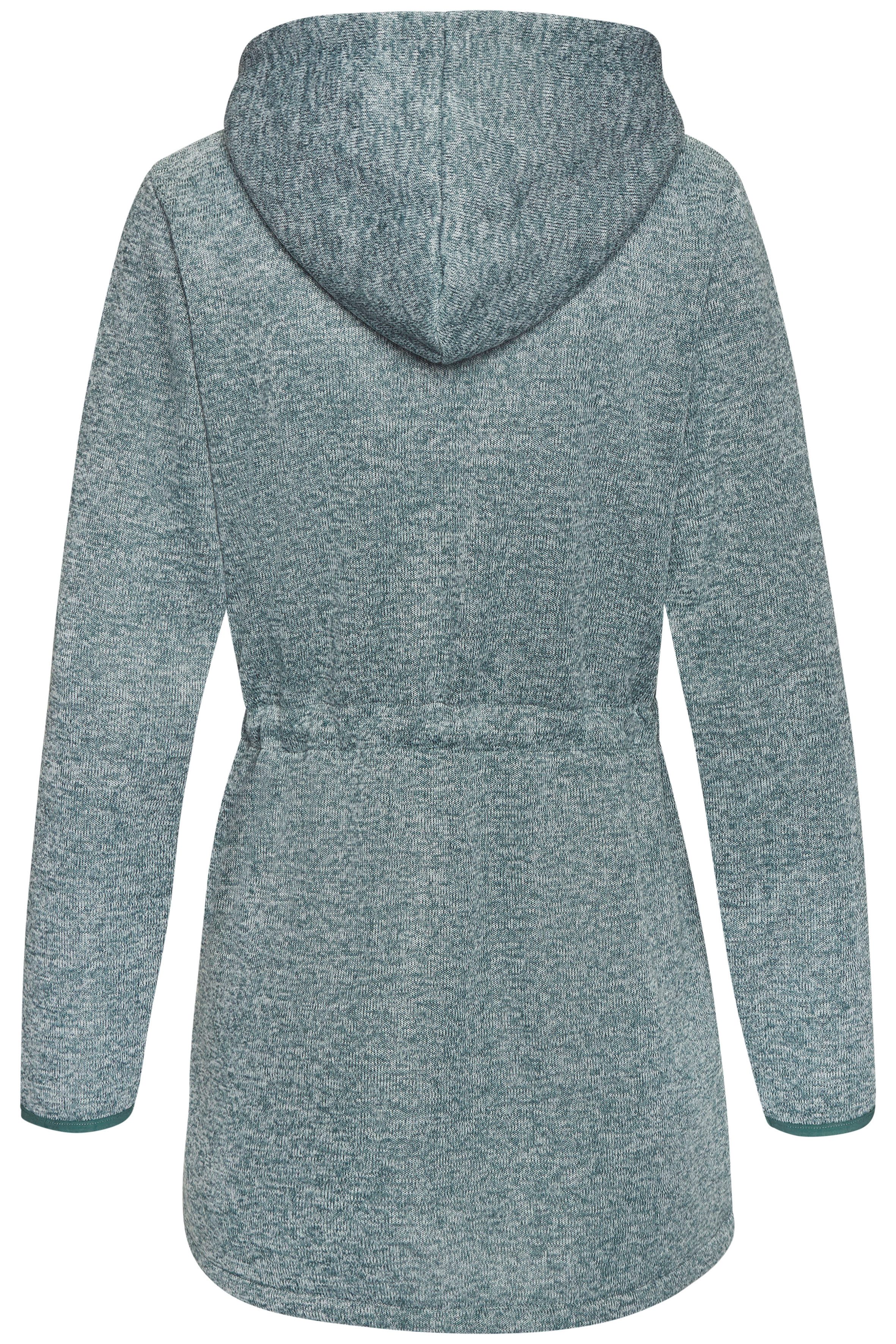 LASCANA Strickfleecejacke mit Kapuze