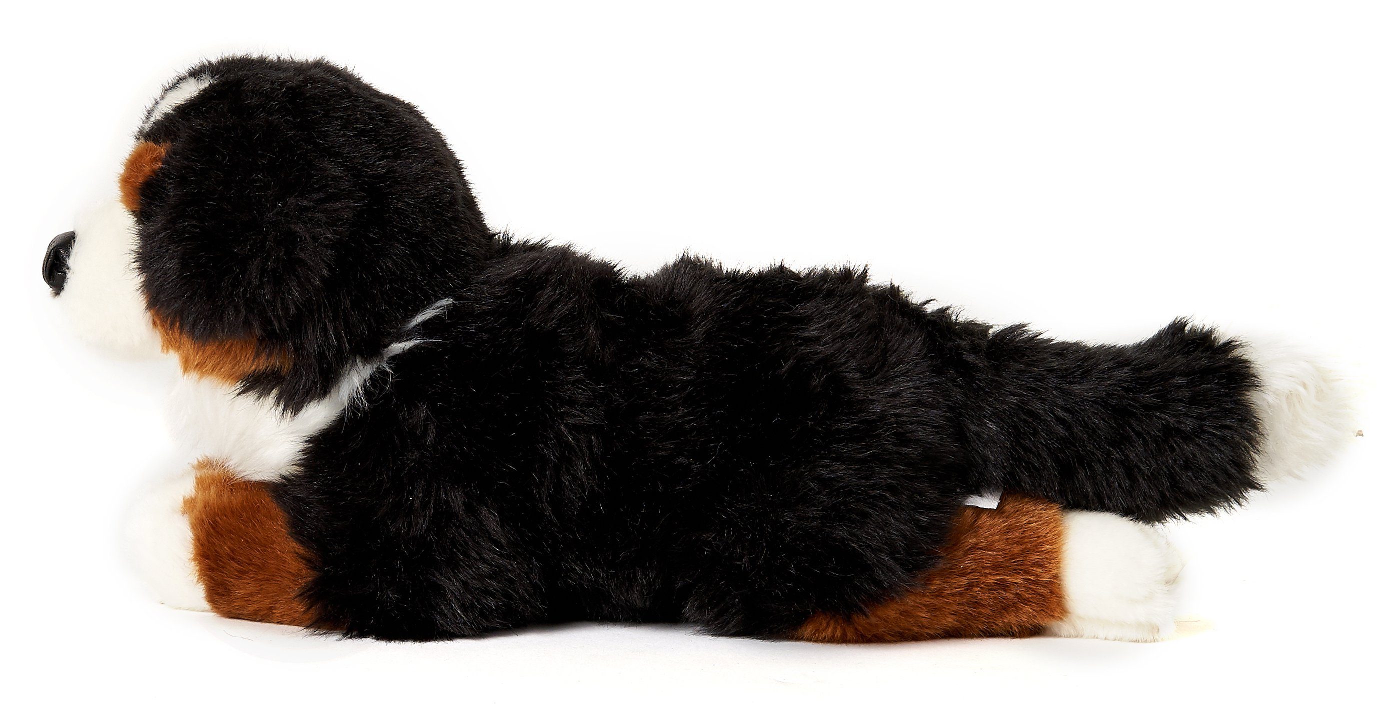 Uni-Toys Kuscheltier Berner Sennenhund, liegend - 38 cm (Länge) - Plüsch-Hund - Plüschtier, zu 100 % recyceltes Füllmaterial