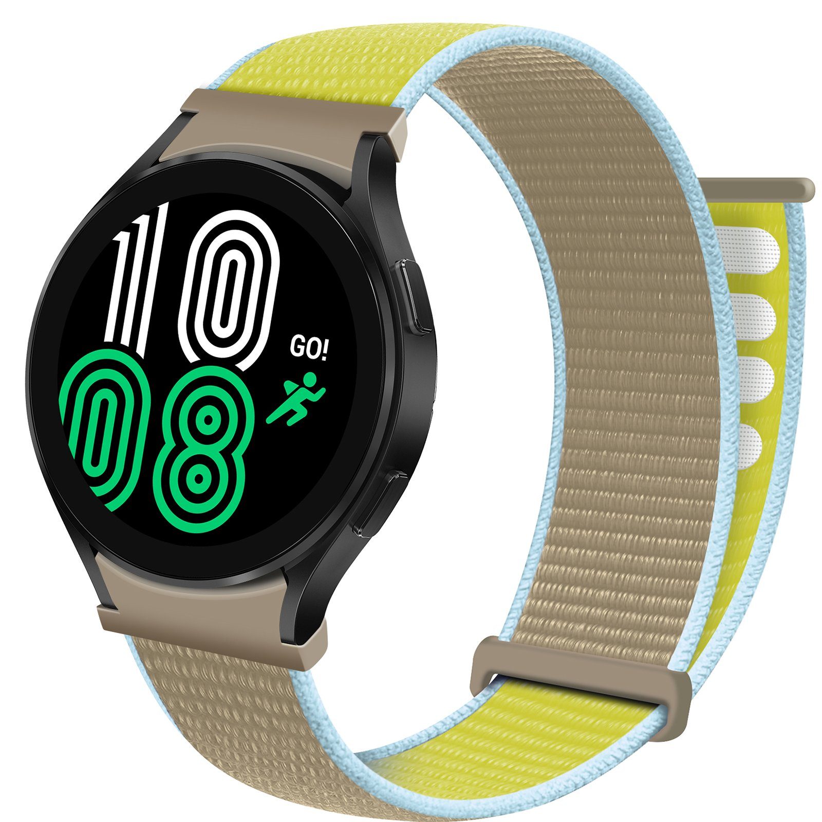 ELEKIN Smartwatch-Armband für Samsung watch 4 Nylon Armband galaxy watch magic buckle 42/44/46mm Faw | Uhrenarmbänder