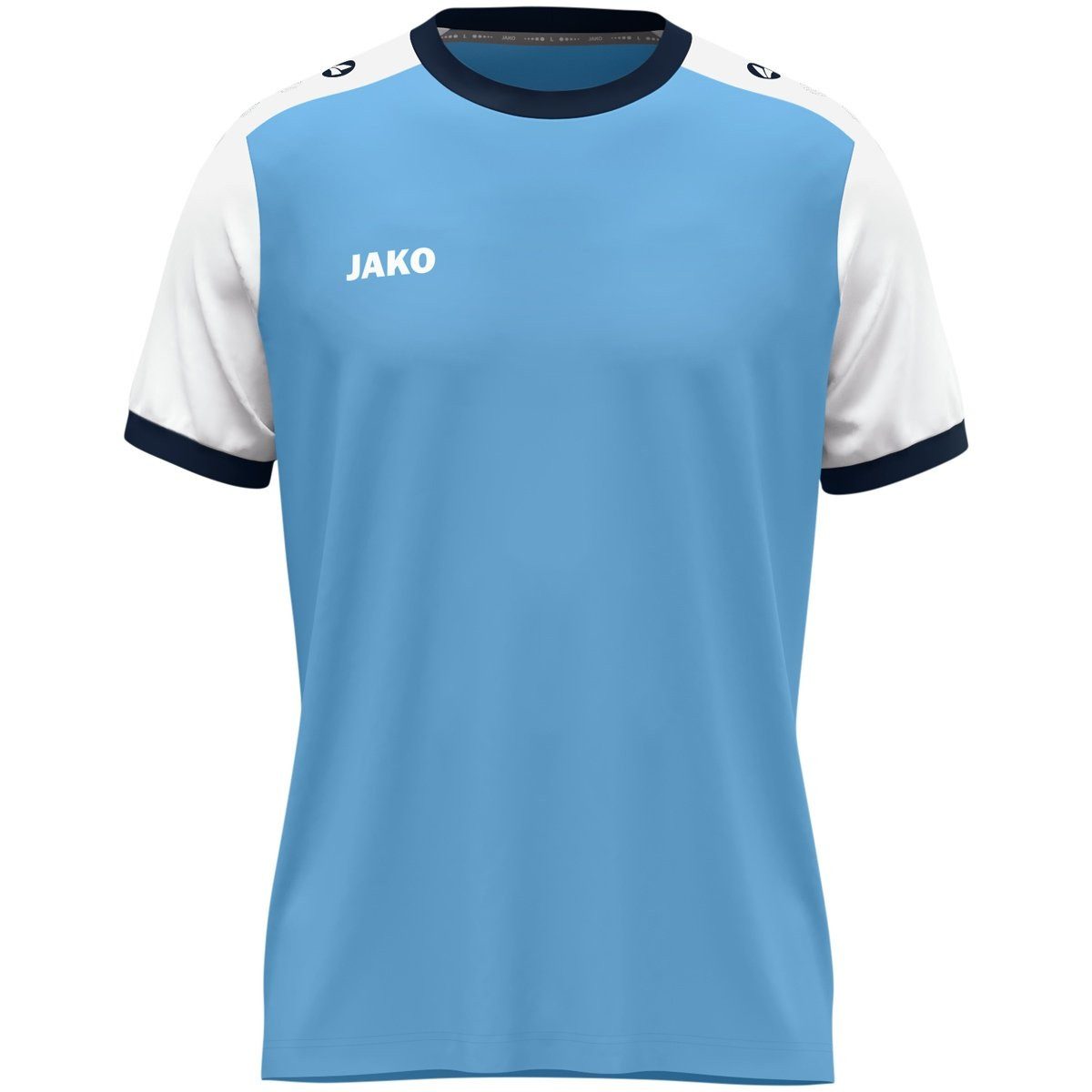 Jako T-Shirt Dynamic Trikot (Polyester-Micro-Mesh) himmelblau/weiss Herren