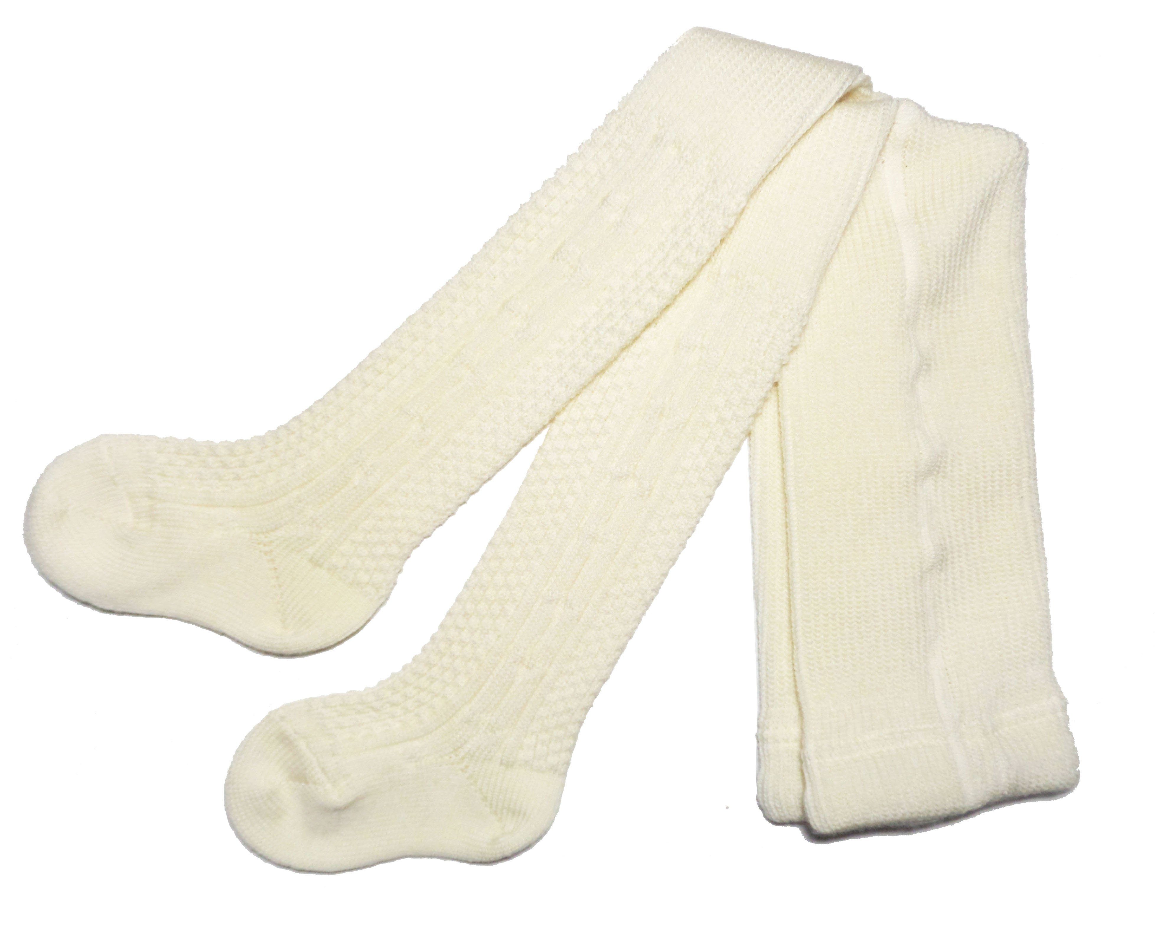 WERI SPEZIALS Strumpfhersteller GmbH Strickstrumpfhose Kinderstrumpfhosen >>Zwei Zöpfe<< weiche Wolle