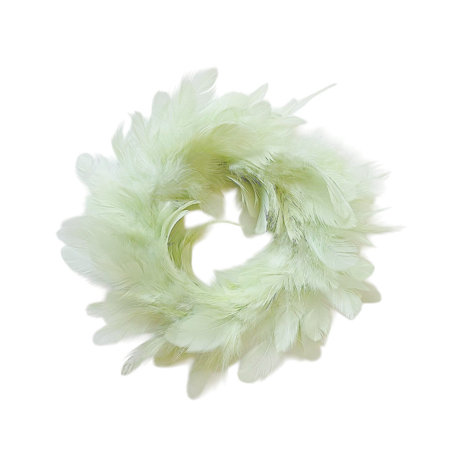 Macosa Home Dekokranz Federkranz Grün 35, 25 od. 18 cm Ø, modern Osterdeko Tischdeko