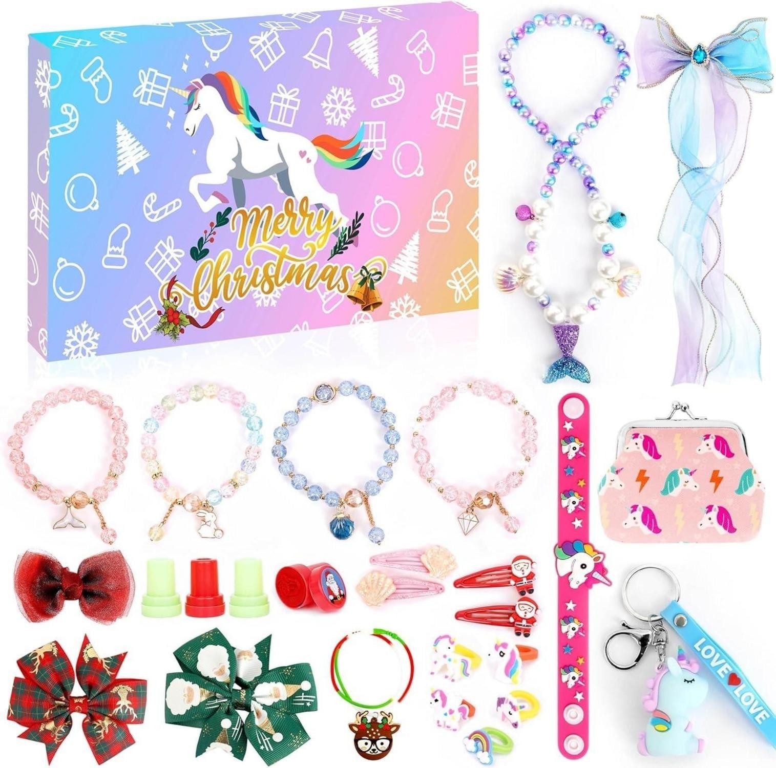 Adventskalender Adventskalender 2024 Überraschungsgeschenke Kinder Neujahr Silvester