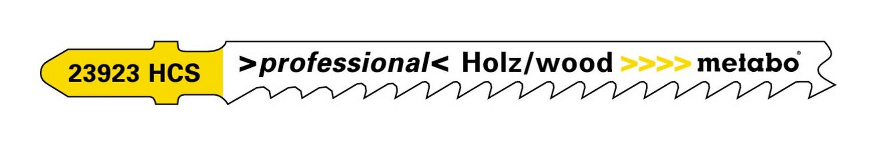 HCS Holz (5 Eintauchspitze Stück), Serie Stichsägeblatt / 4-5,2 mm 74 professional metabo m. progressiv