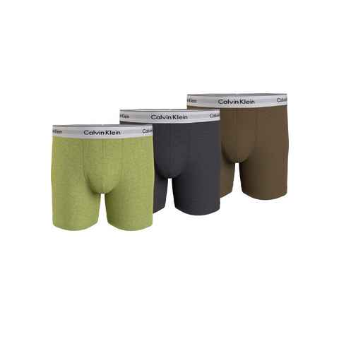 Calvin Klein Underwear Boxershorts BOXER BRIEF 3PK (Packung, 3-St., 3er-Pack) mit längerem Bein
