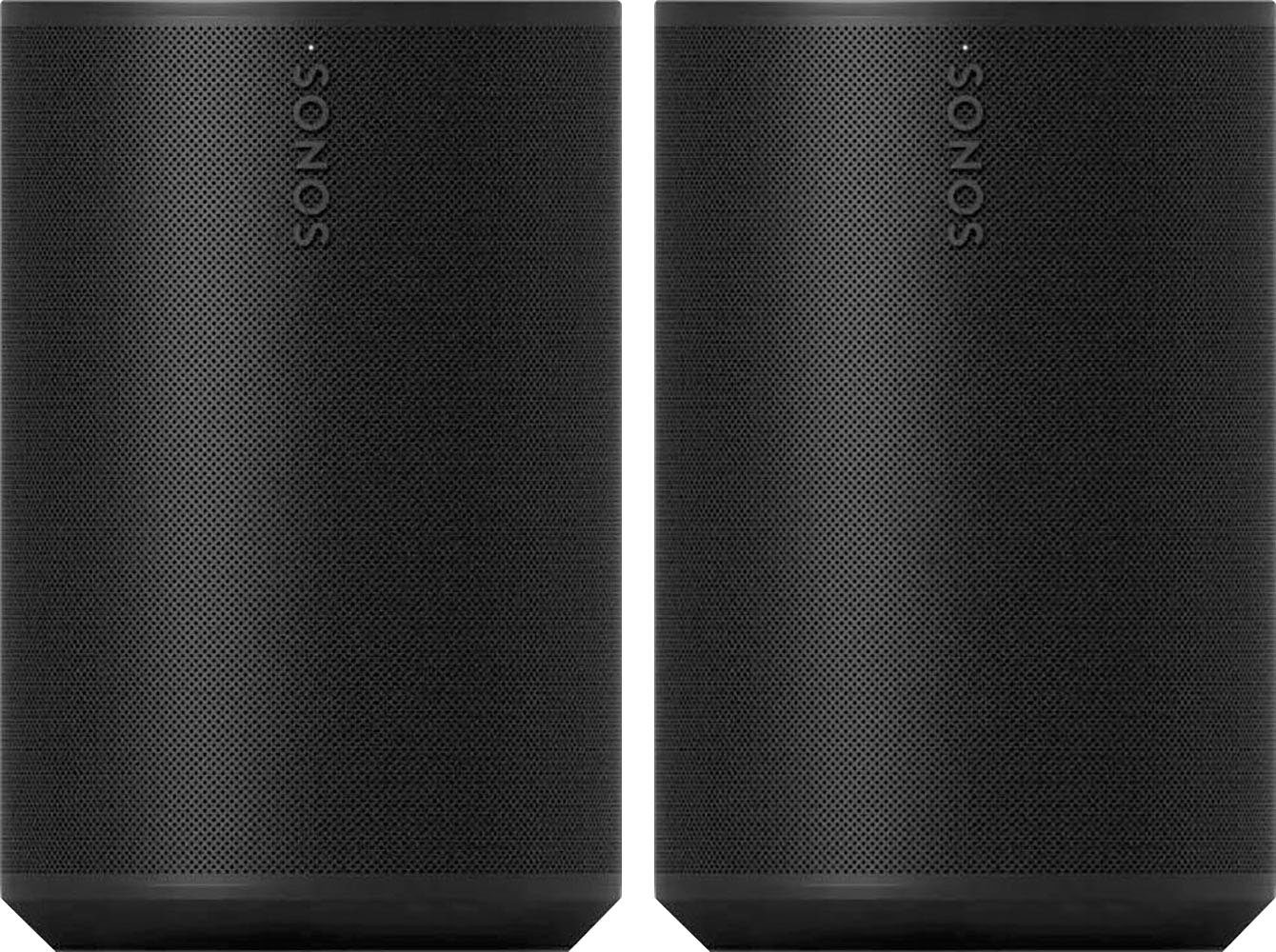Sonos Set: 2x ERA (Bluetooth, WLAN) Stereo Lautsprecher 100 schwarz