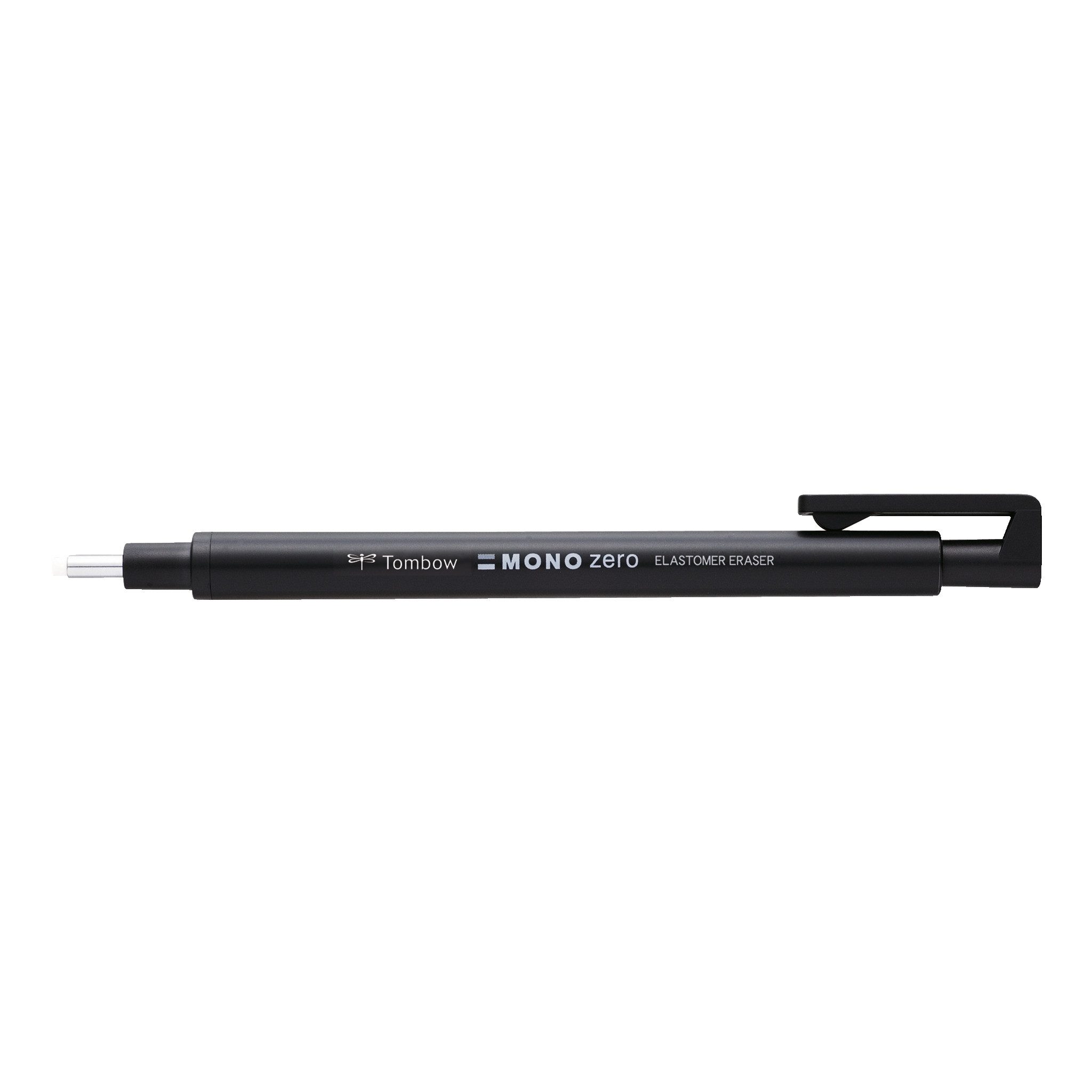 TOMBOW Radiergummi MONO zero, Radierstift, runde 2,3 mm Spitze, nachfüllbar, präzises Radieren