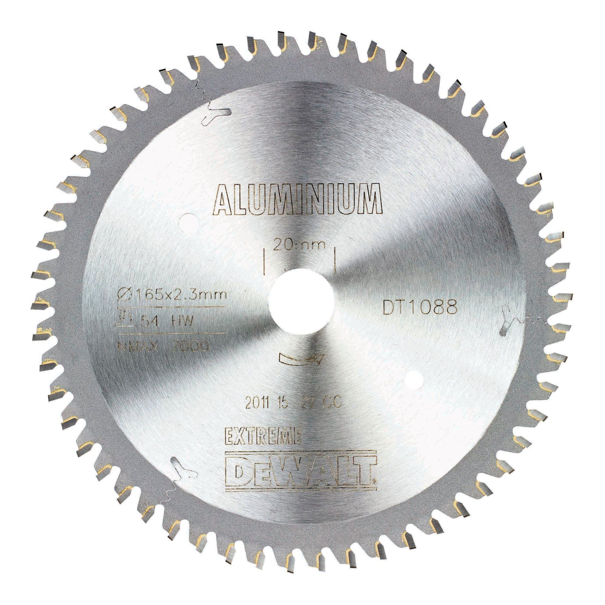 DeWalt Kreissägeblatt DEWALT Kreissägeblatt Handkreissäge 165/20 mm 54TFZ DT1088-QZ