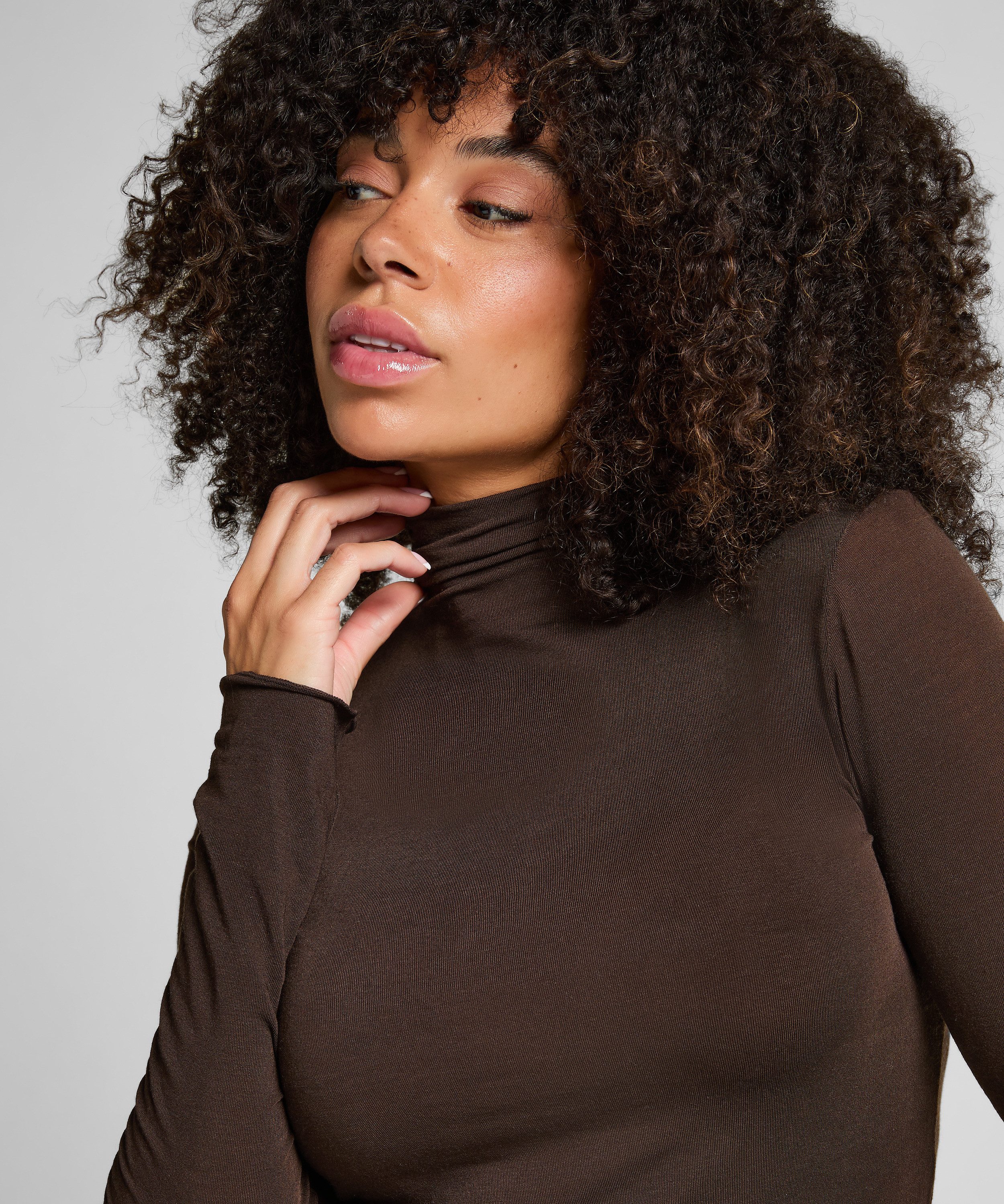 Hunkemöller Pyjama super soft Turtleneck shirt with Cashmere