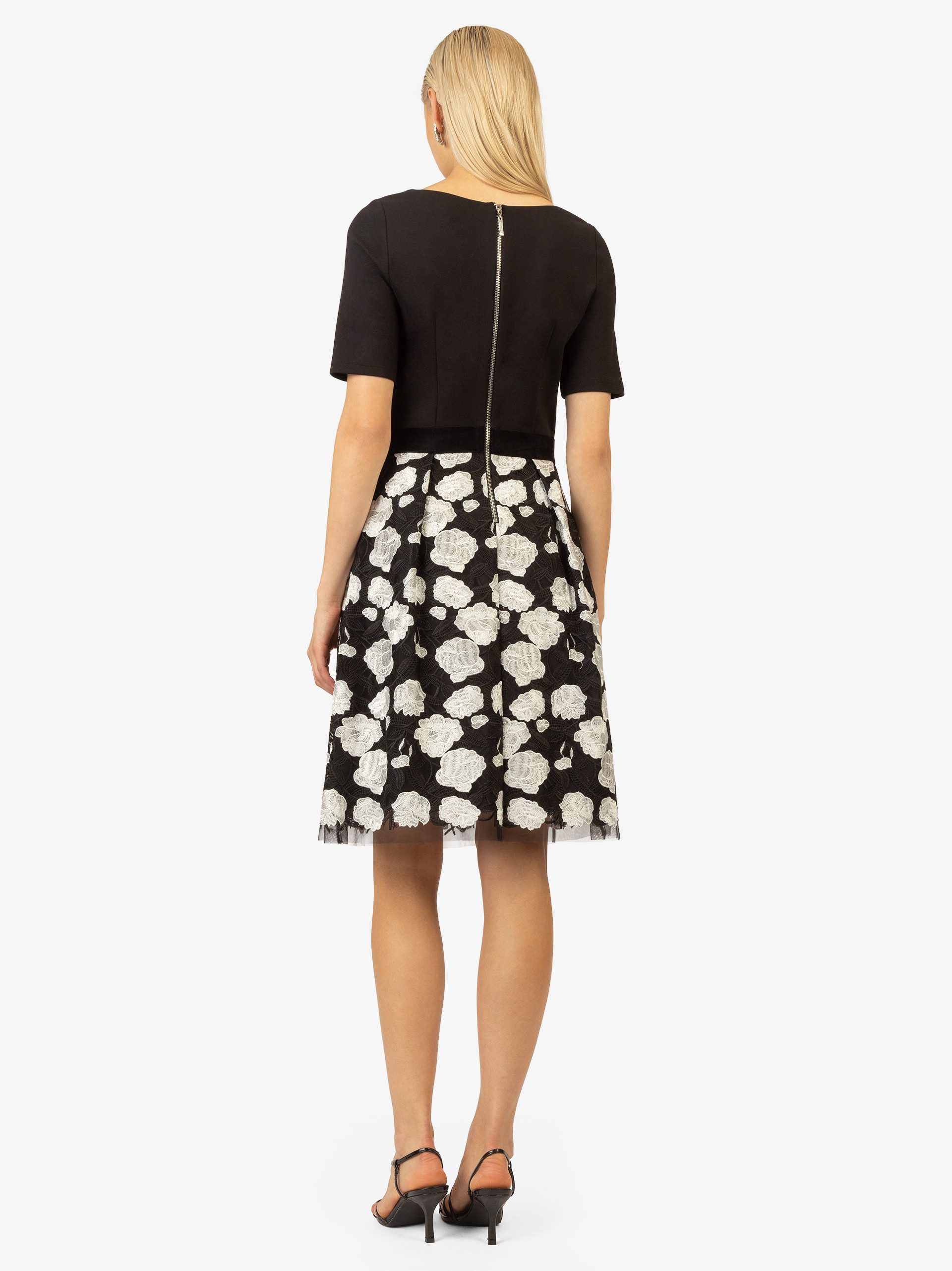 Kraimod Cocktailkleid mit Blumenprint & A-Linie