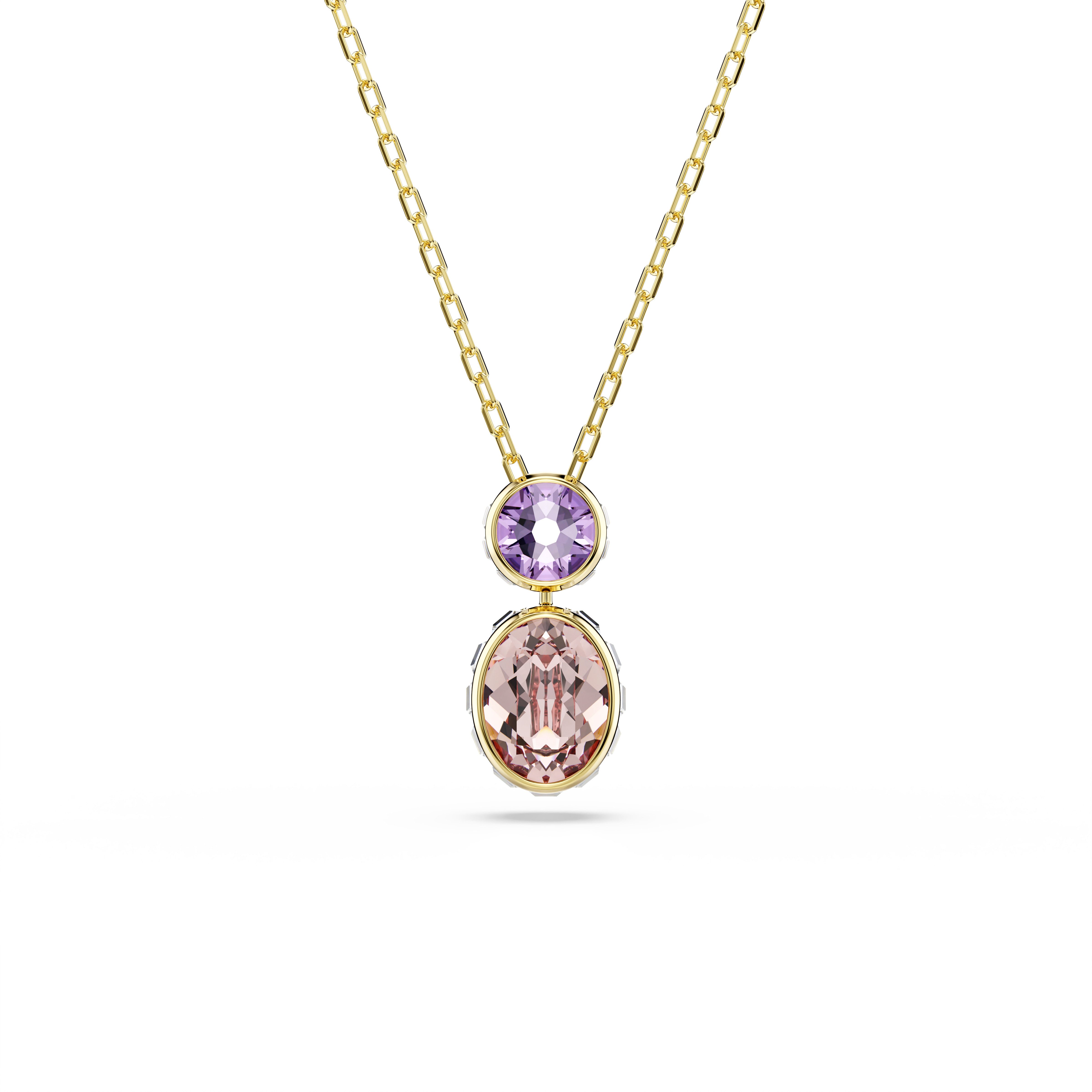 Swarovski Kette mit Anhänger Schmuck Geschenk Chroma Halskette, mit Swarovski® Kristall