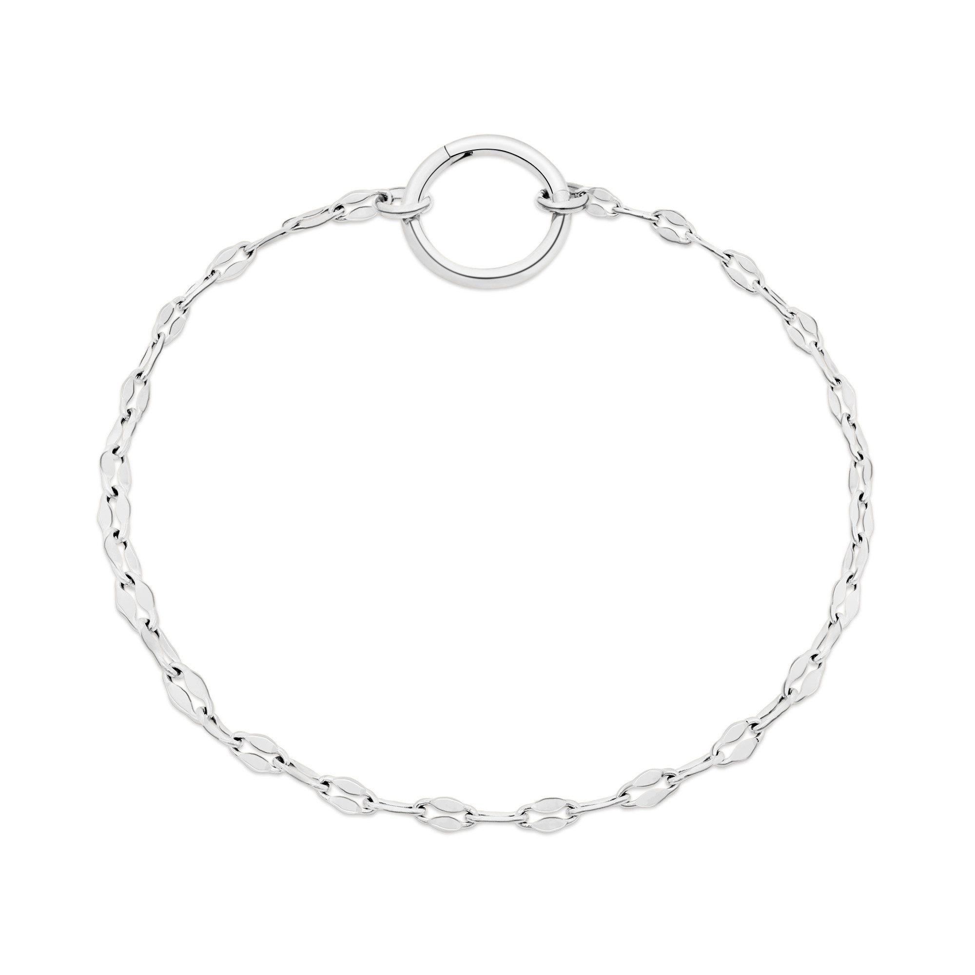 Tamaris Charm-Armband Schmuck Geschenk Edelstahl Charm Armkette Lip Chain