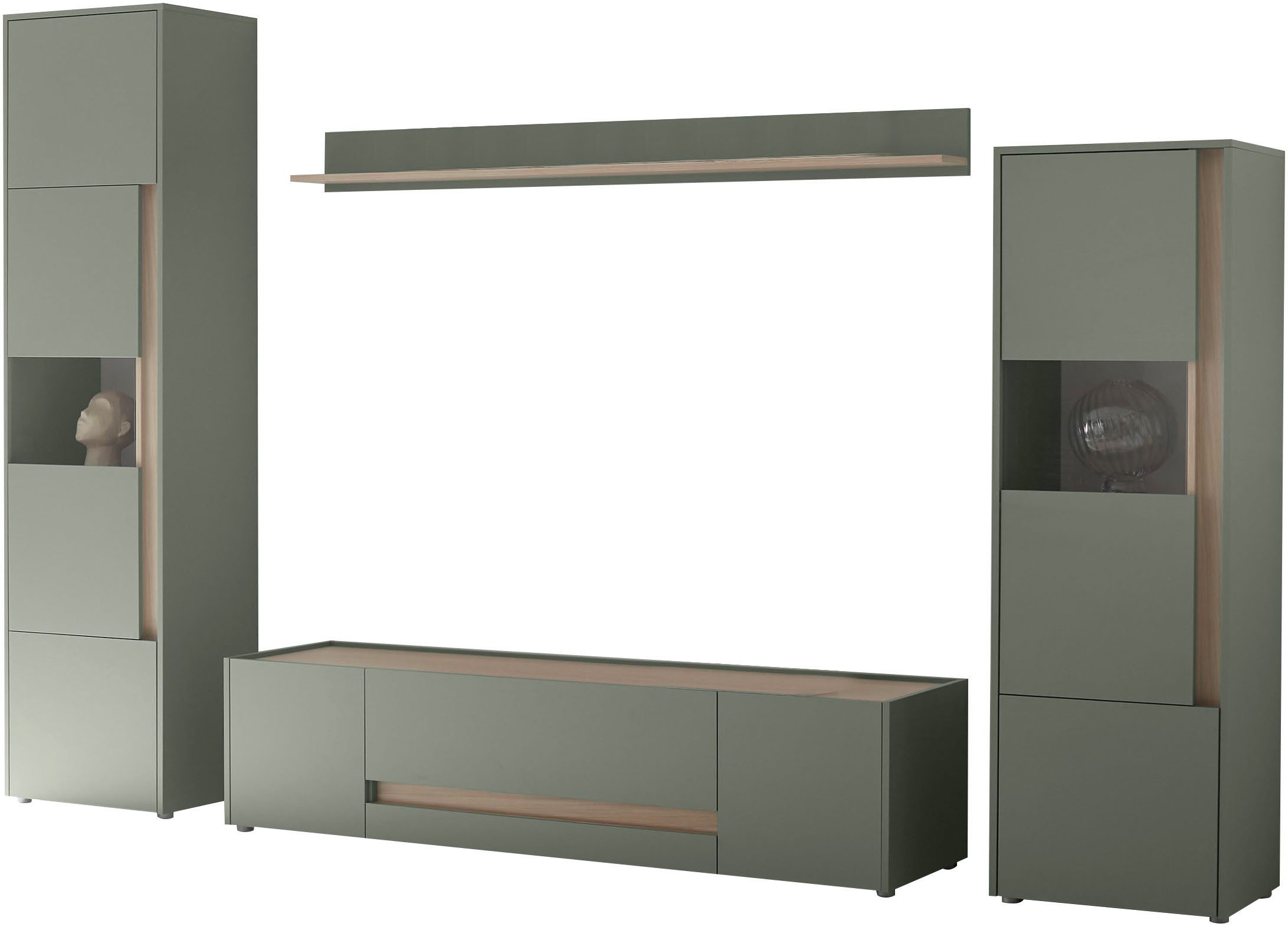 INOSIGN Wohnwand City/Giron, moderne Anbauwand, Komplettset in vielen Farbe günstig online kaufen