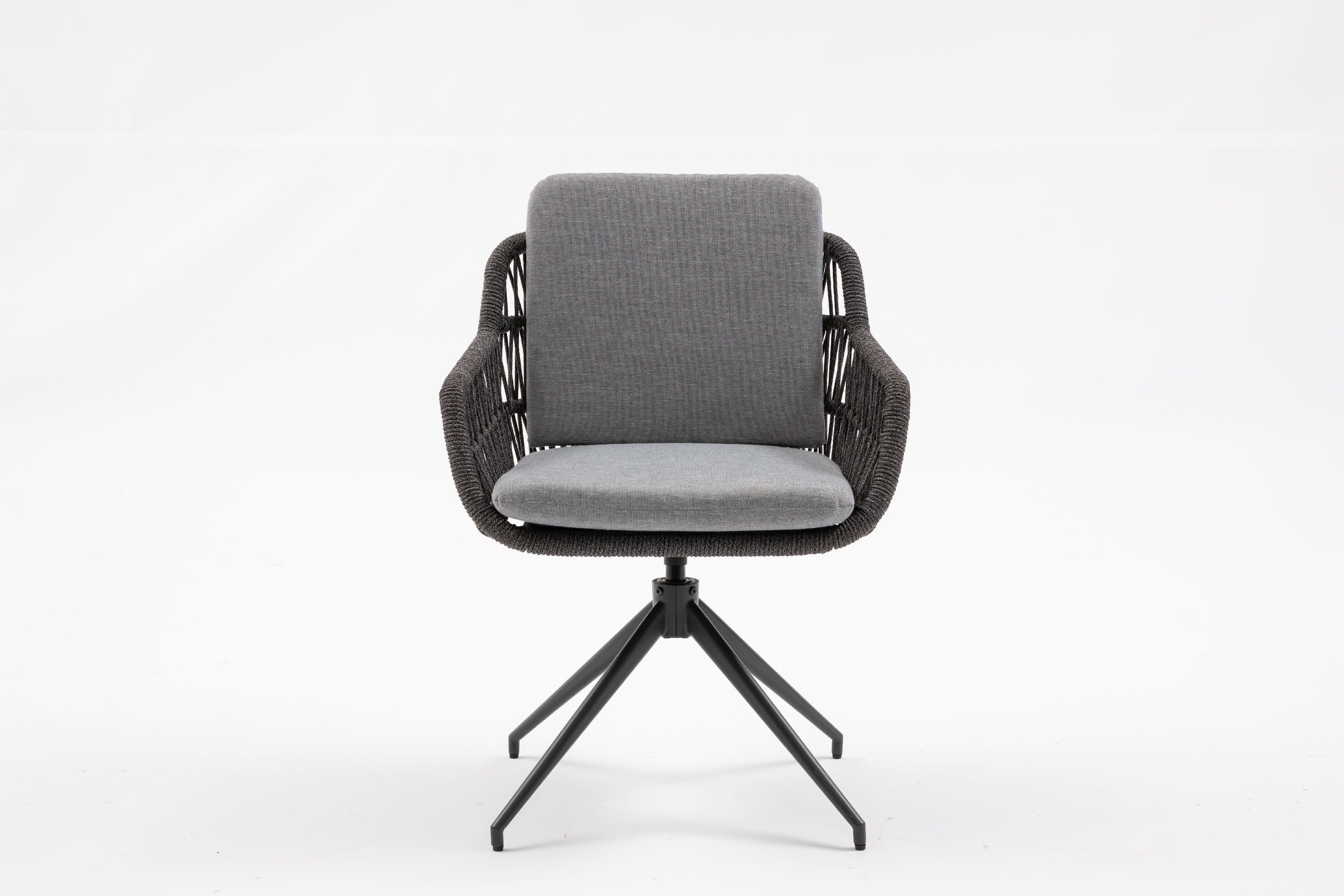 casa NOVA Gartenstuhl casa NOVA Gartenstuhl ANDRIA BHT 63x78x61 cm grau Stapelstuhl