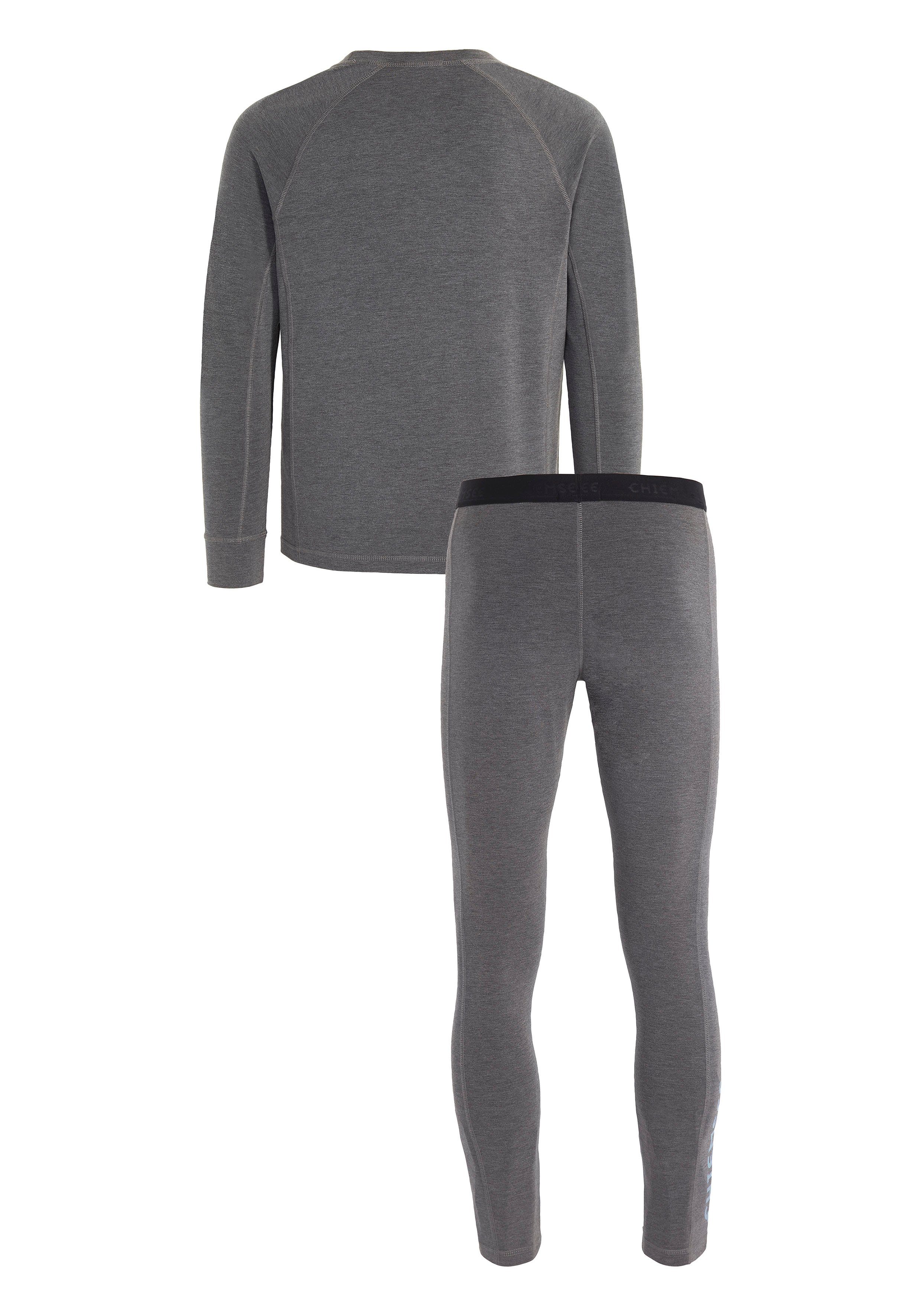 Chiemsee Thermounterhemd Skiunterwäsche (Set, schnell mit trocknend wärmend, 2-St., atmungsaktiv, Thermo-Unterhose) langer