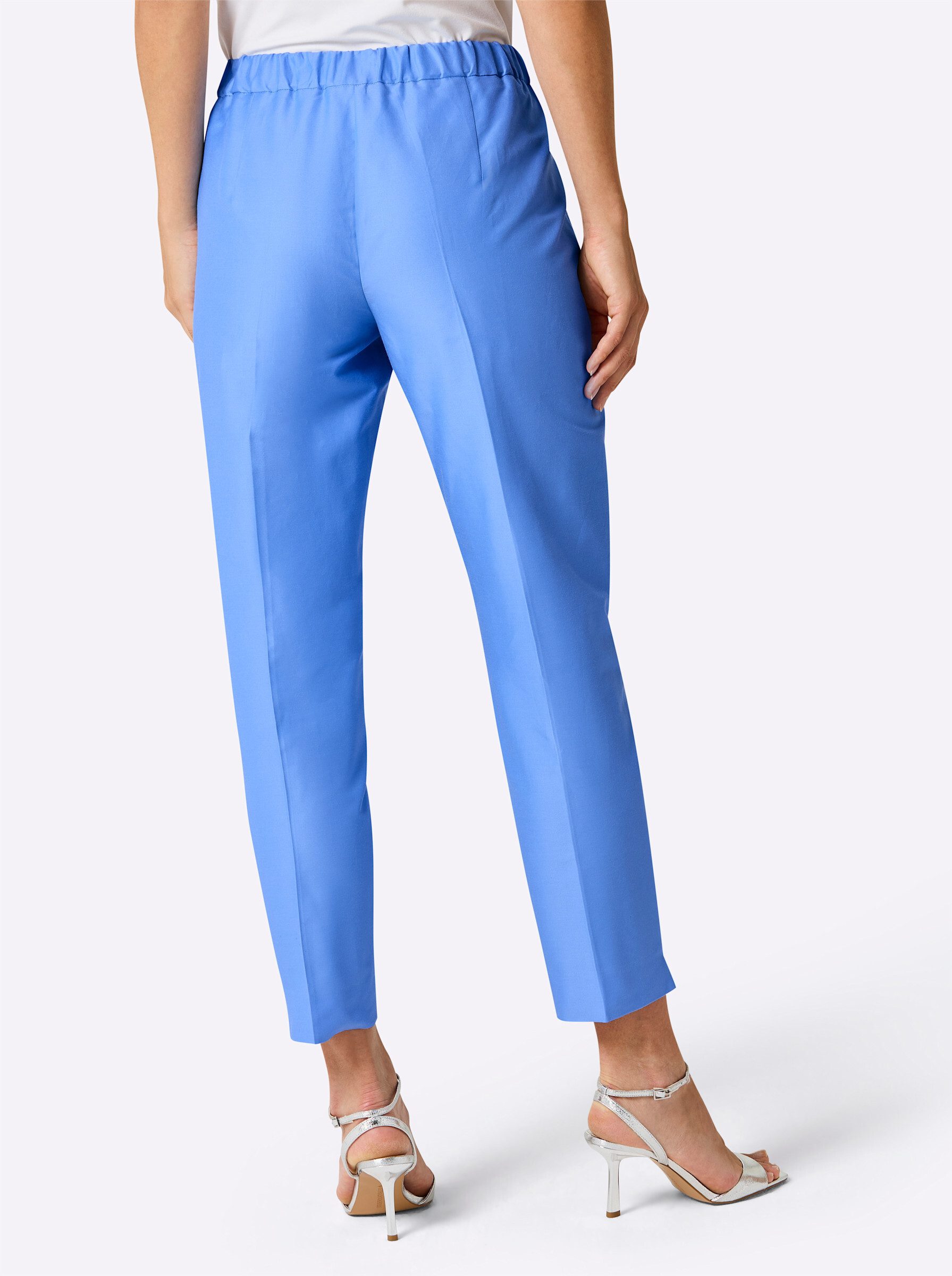 creation L Jerseyhose Seiden-Mix-Hose komfortabel